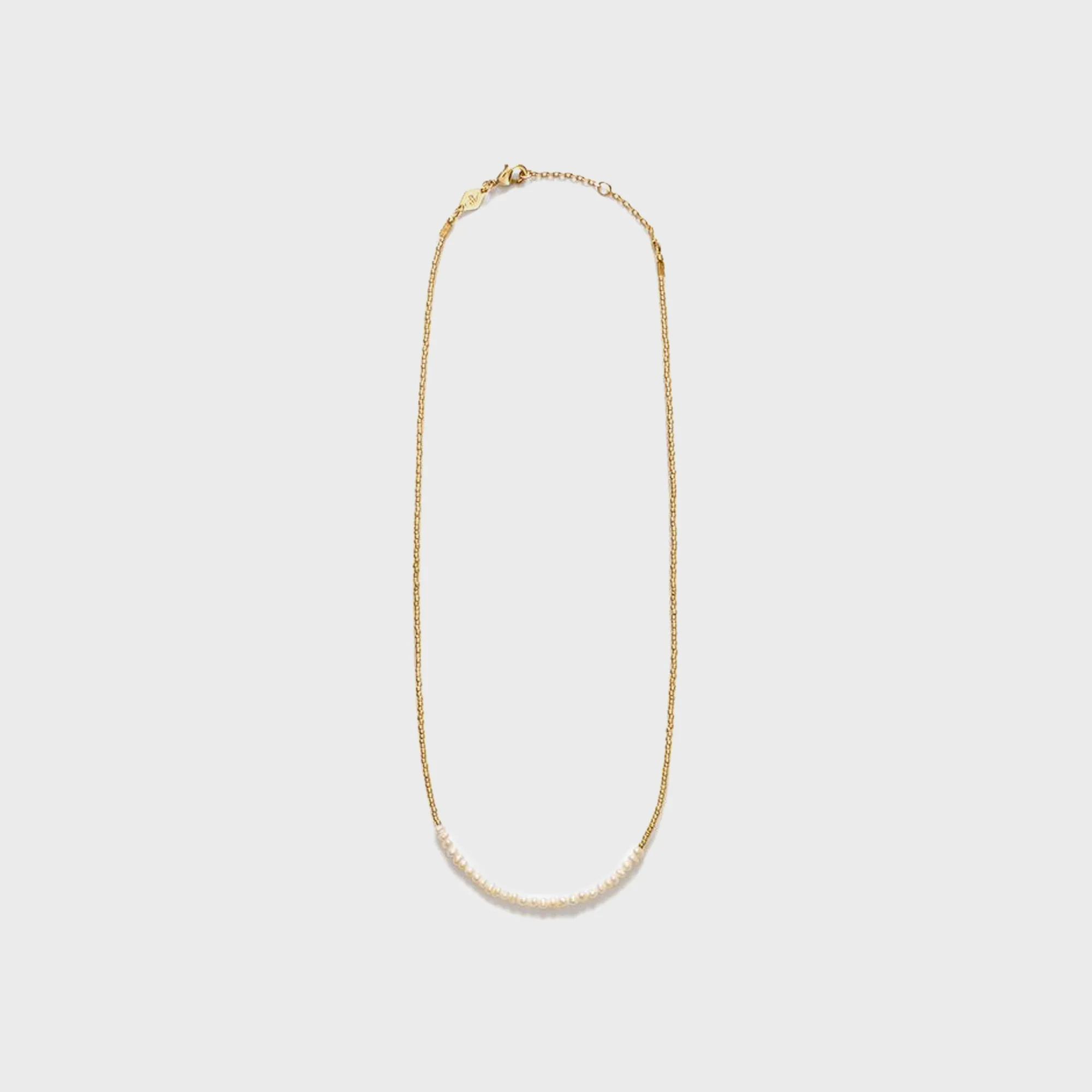 Anni Lu Pearly Necklace - Gold