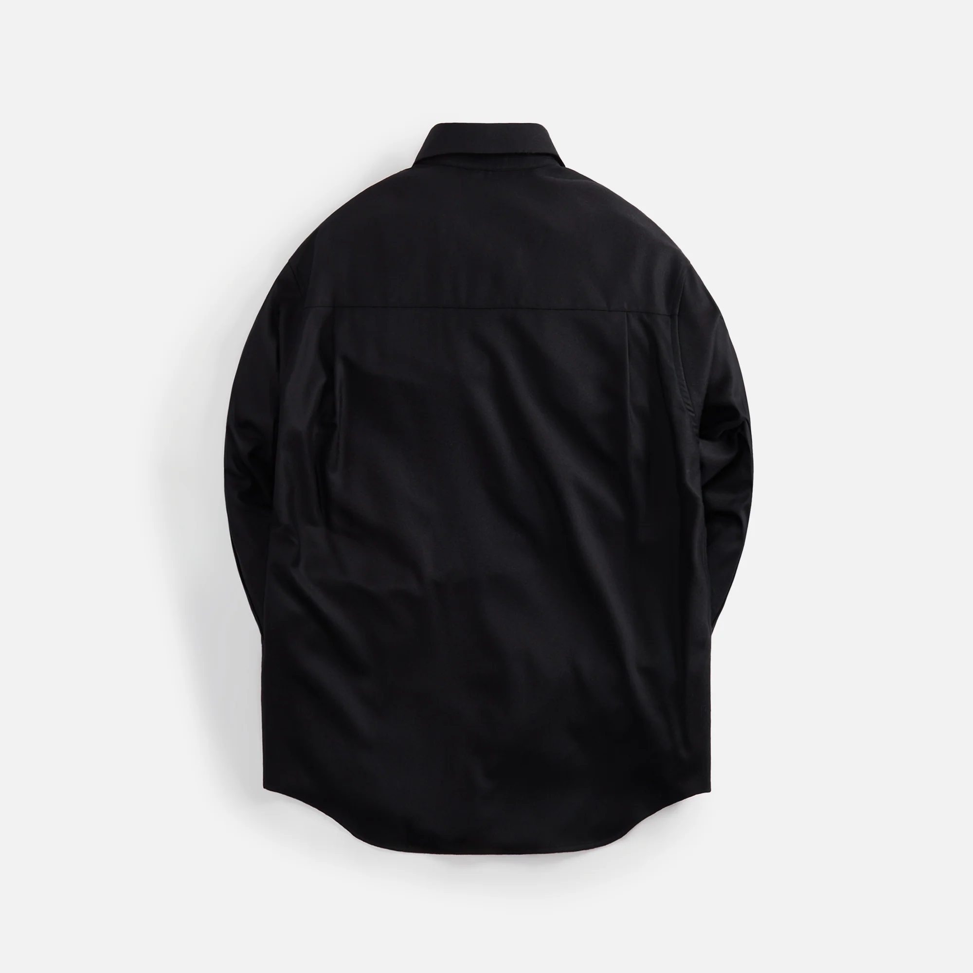 Auralee Super Light Wool Easy Shirt - Black - Image 2