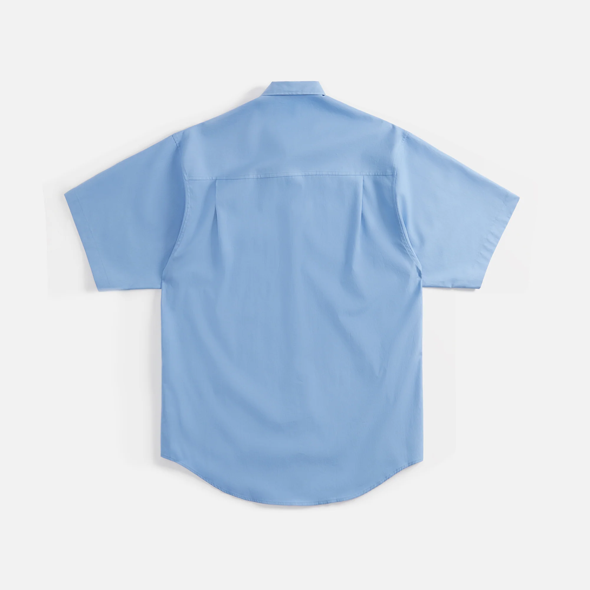 Auralee Washed Finx Twill Big Shirt - Blue - Image 2