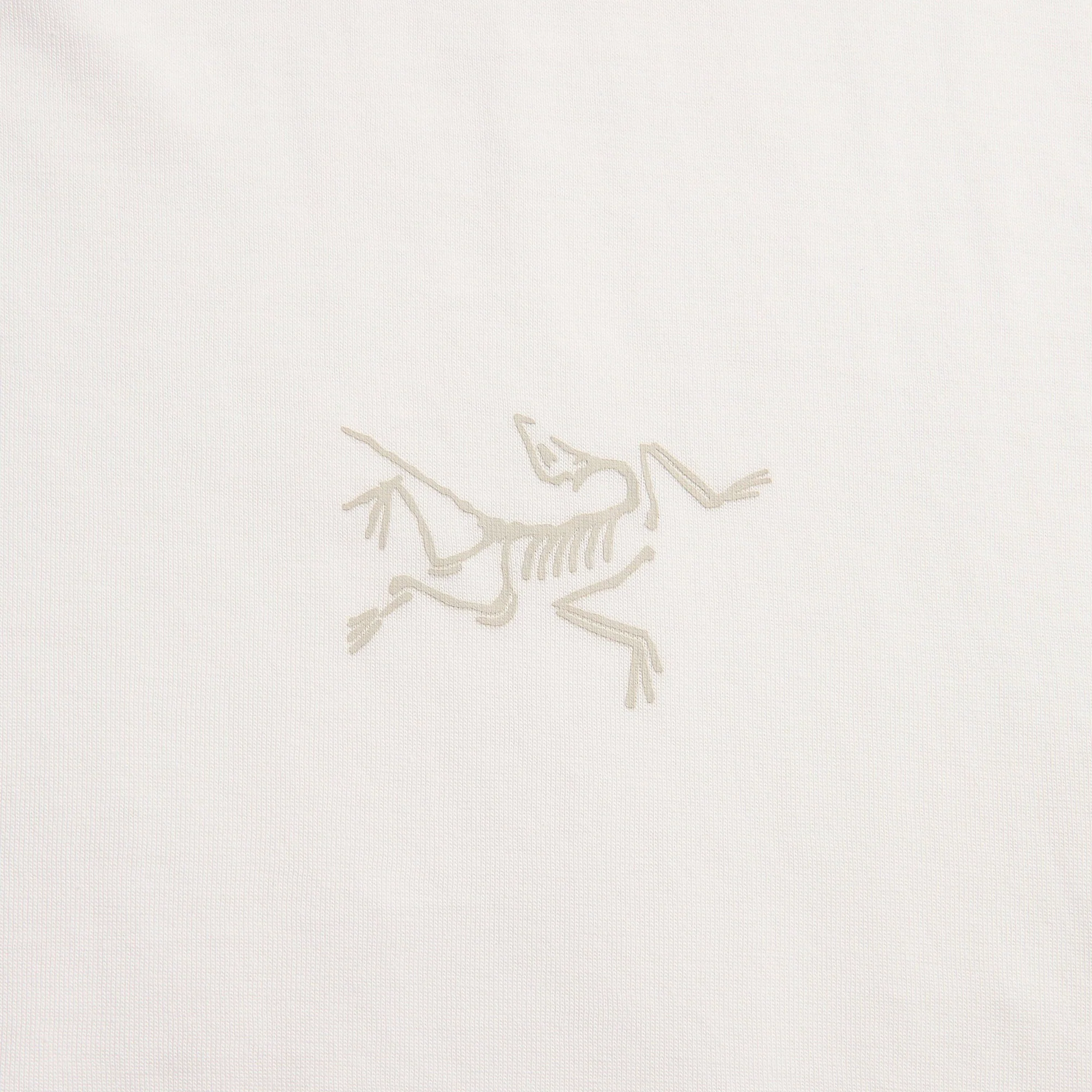 Arc'teryx Kragg SL Short Sleeve Cotton Tee - White Light - Image 3