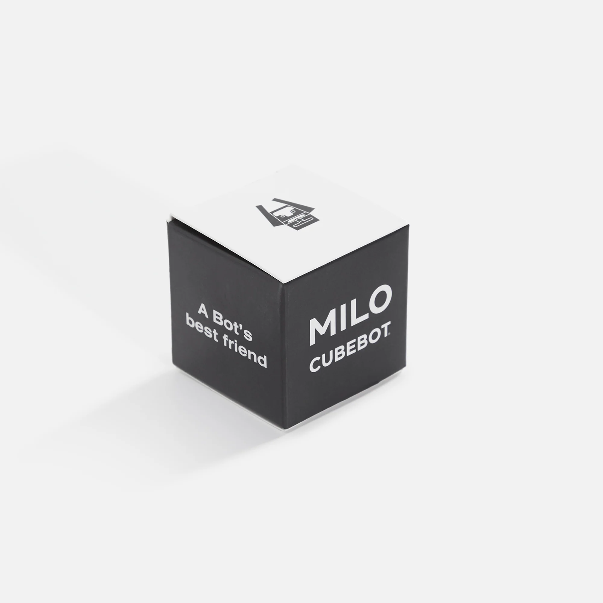 Areaware Cubebot Micro Milo Skeleton - Black / White - Image 2