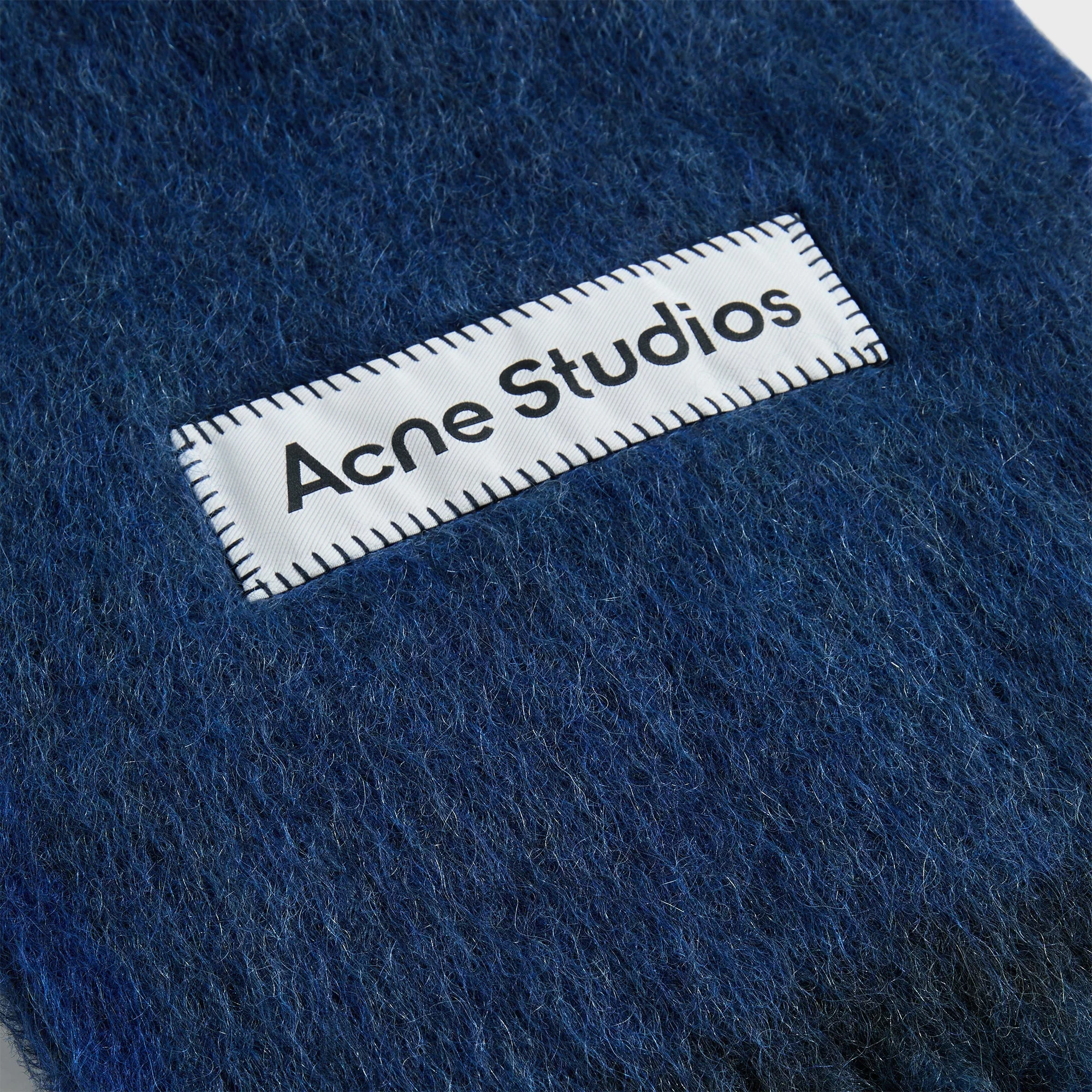 Acne Studios Scarf - Navy / Black - Image 2