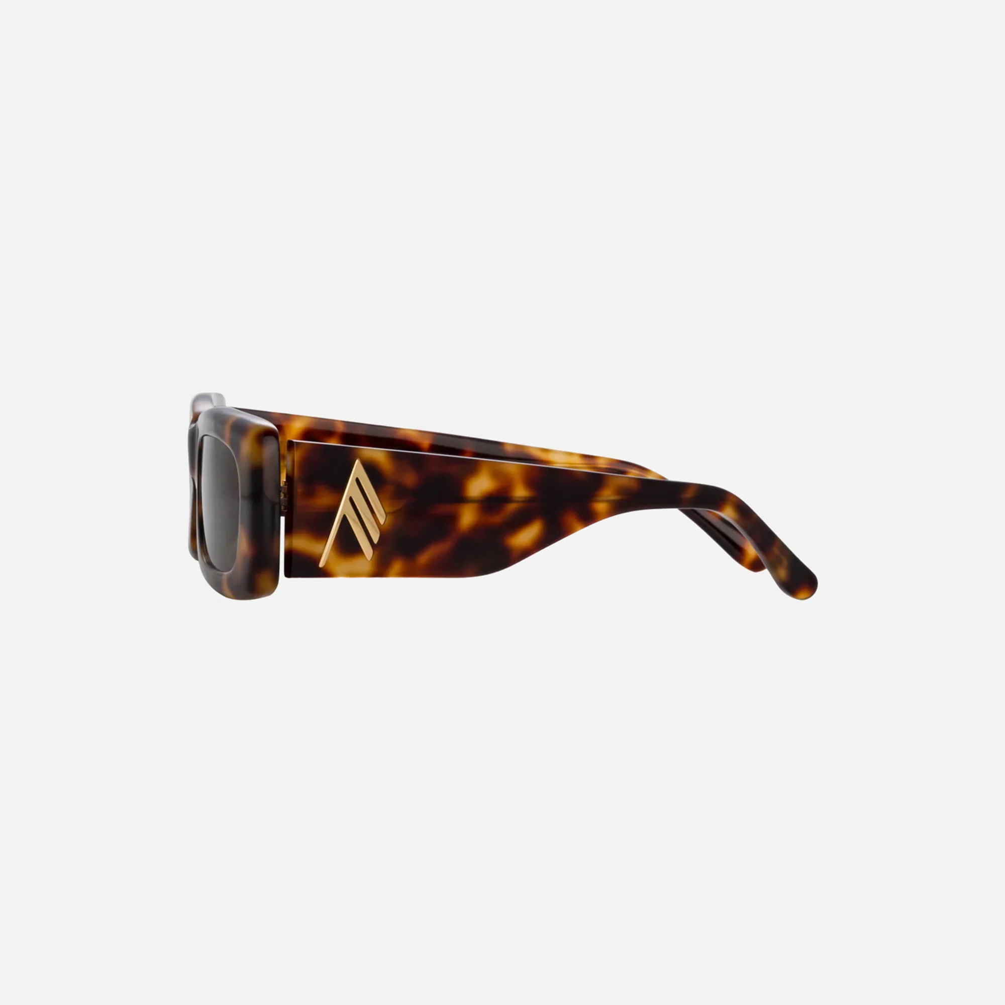 The Attico Mini Marfa Frames - Tortoise Shell / Brown Lens - Image 2