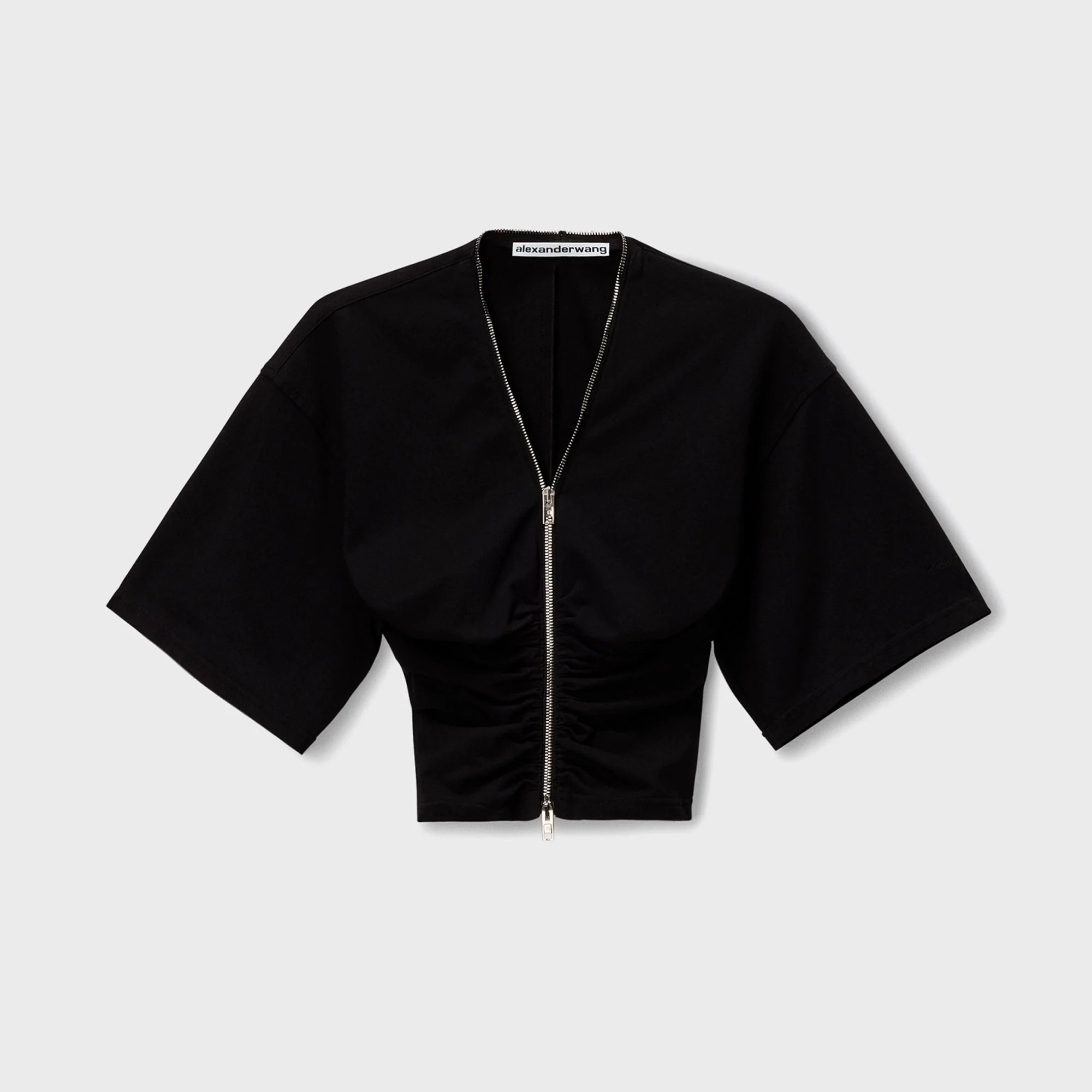Alexander Wang Zipper Tee - Black
