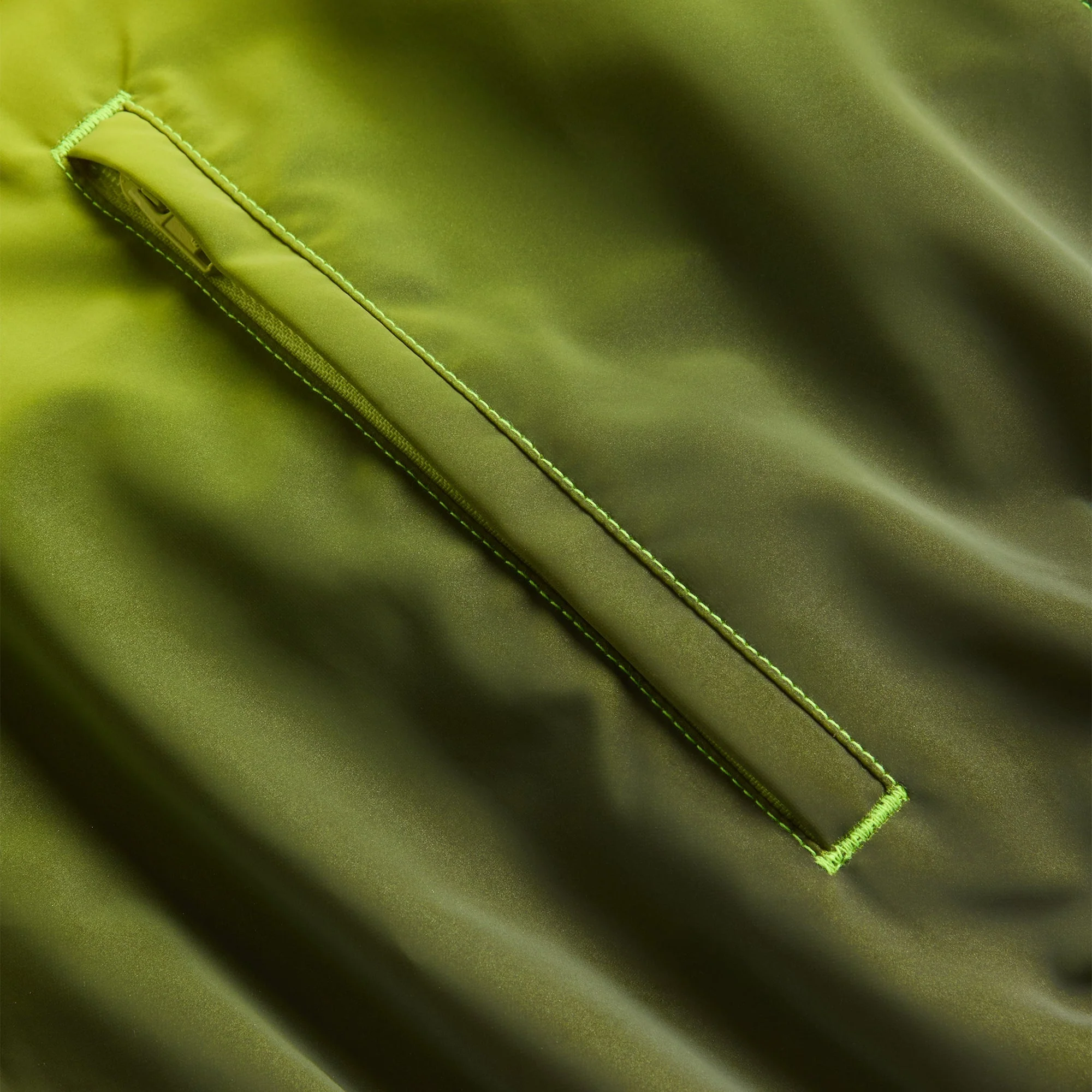 Alexander Wang Reflective Shrunken Track Jacket - Yellow - Image 4