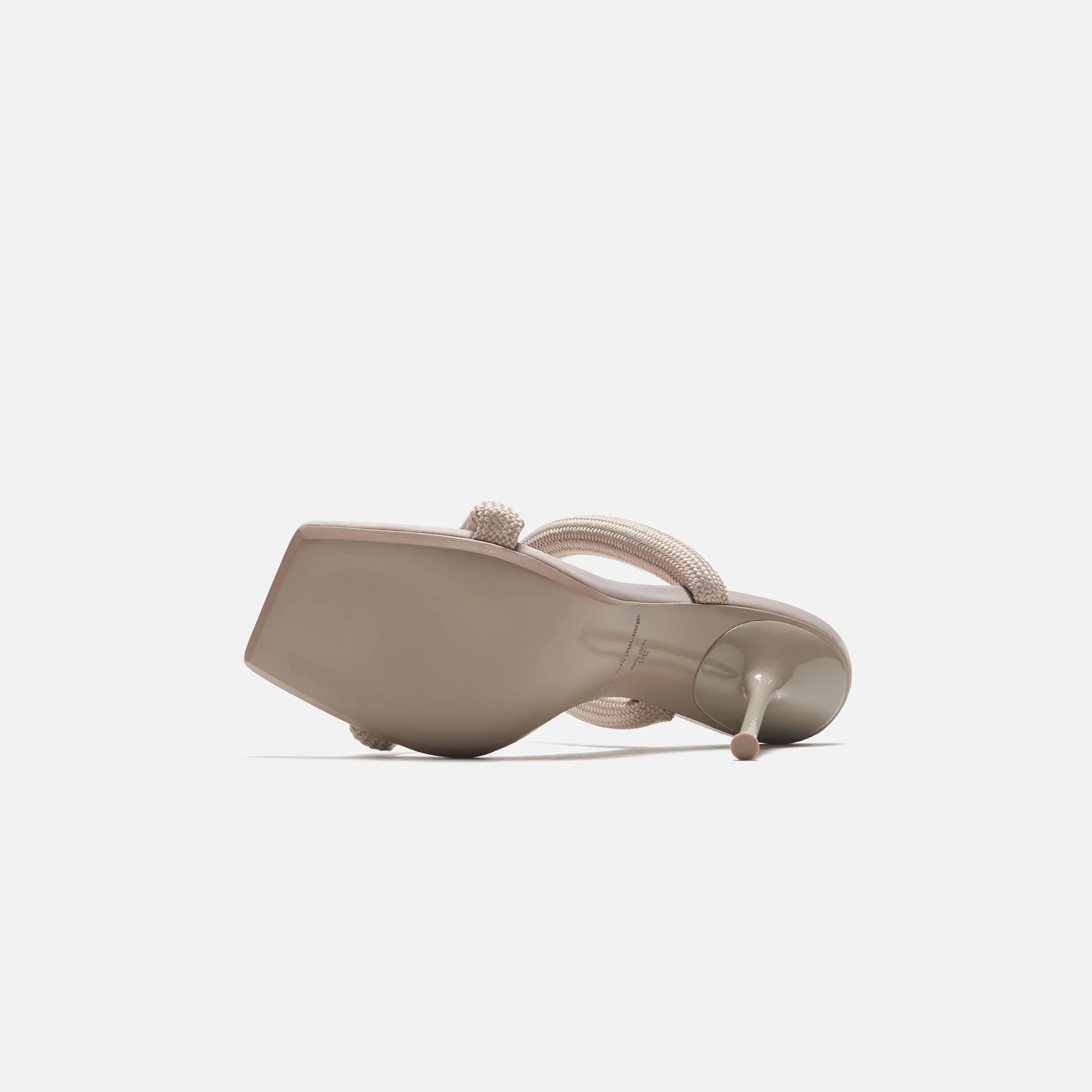 Alexander Wang Julie Tubular Webbing Sandal - Simply Taupe - Image 11
