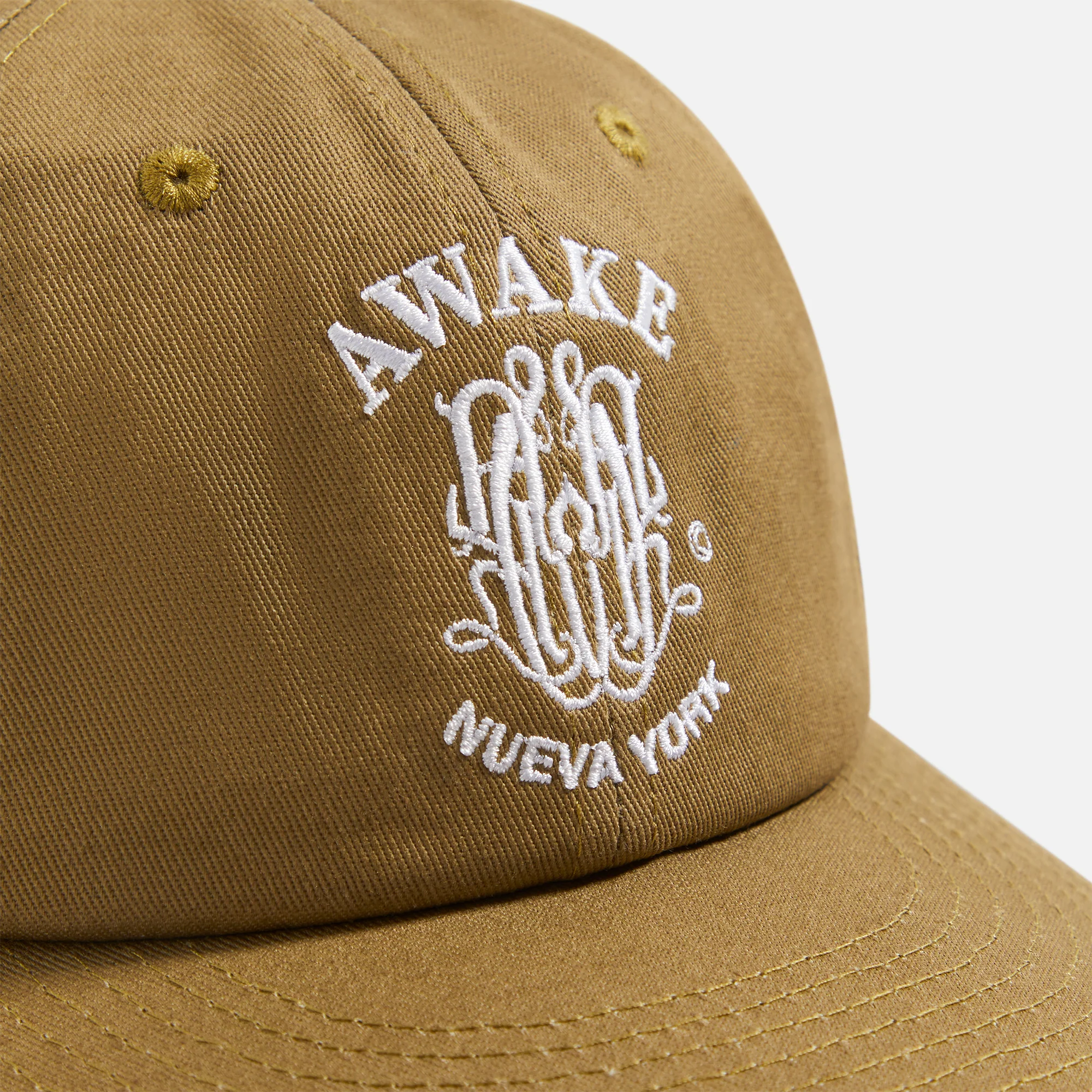 Awake Nueva York Crest Awake 6-Panel Hat - Sand - Image 3