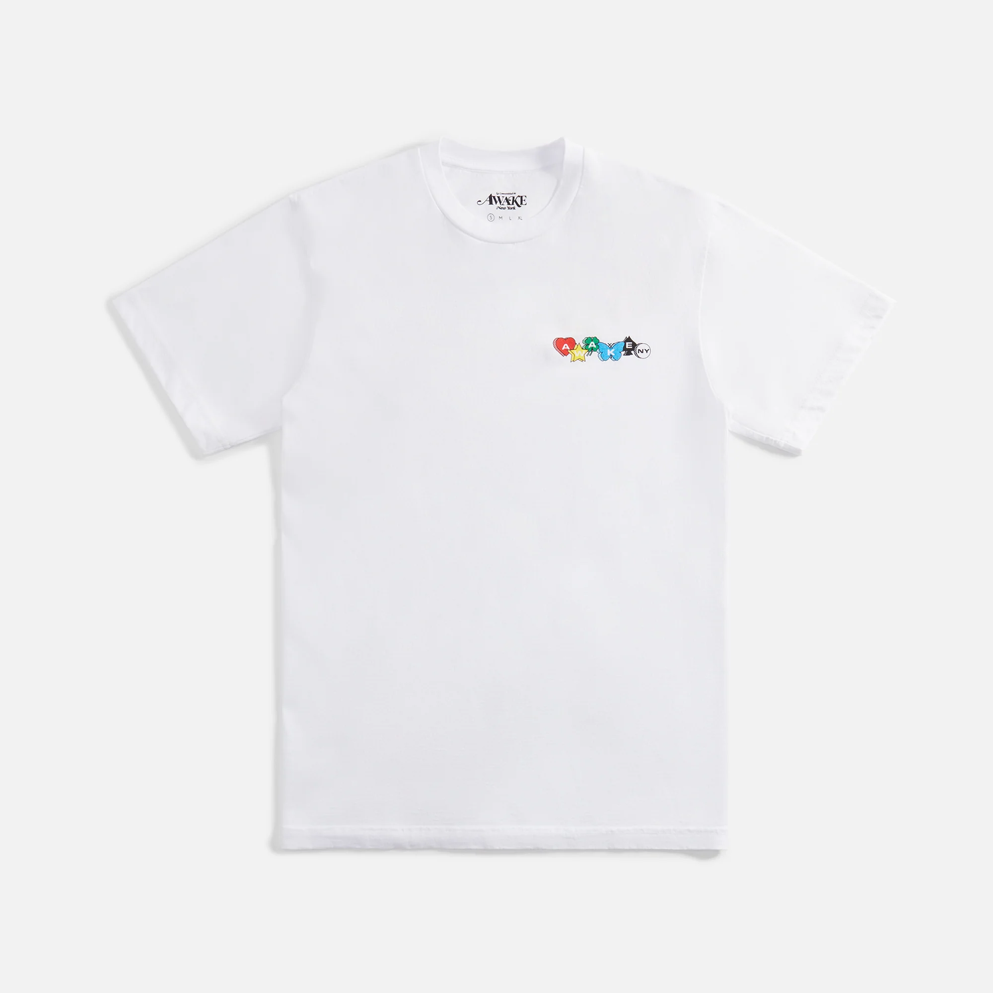 Awake NY Printed Charm Logo Tee - White