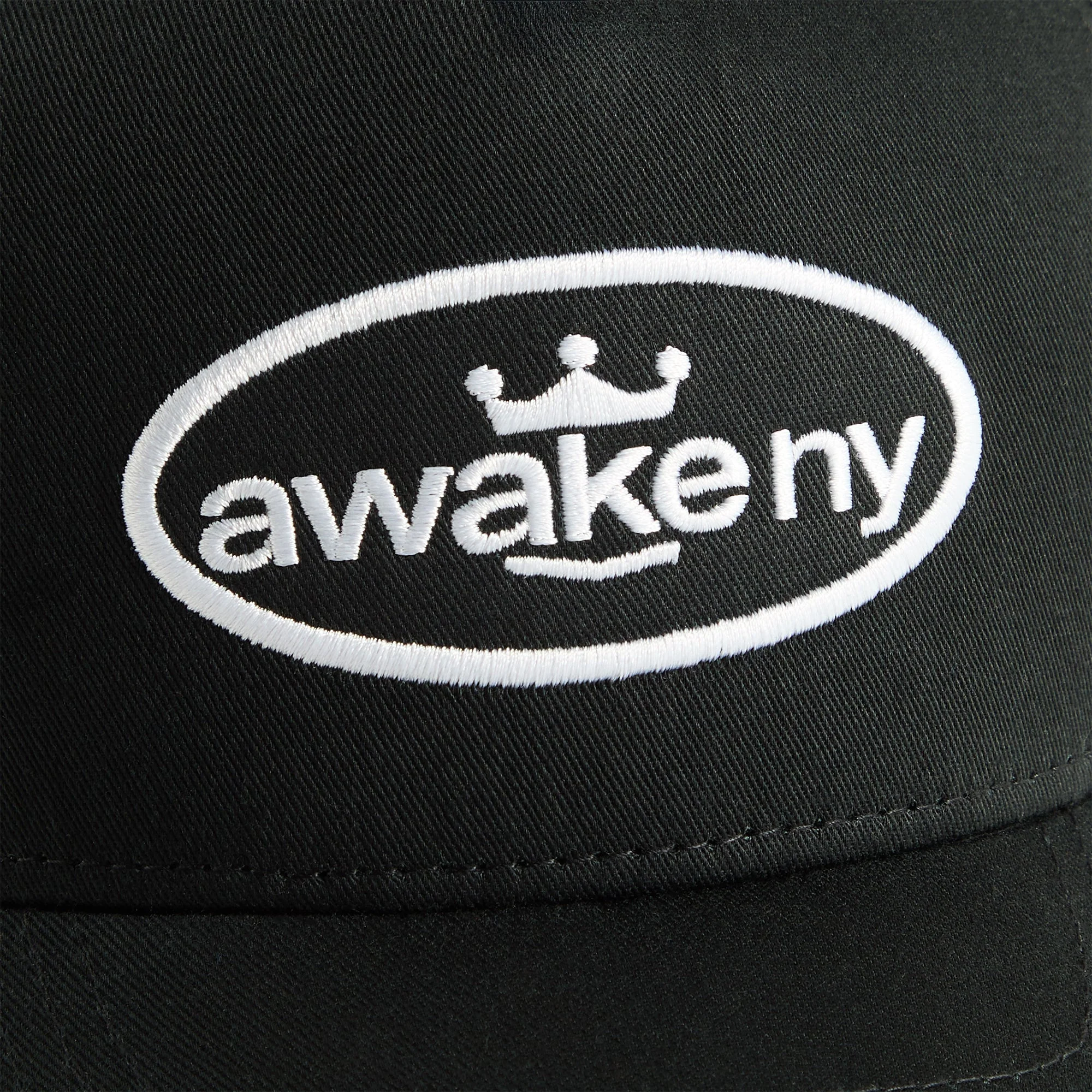 Awake NY King Logo Trucker Cap - Black - Image 3