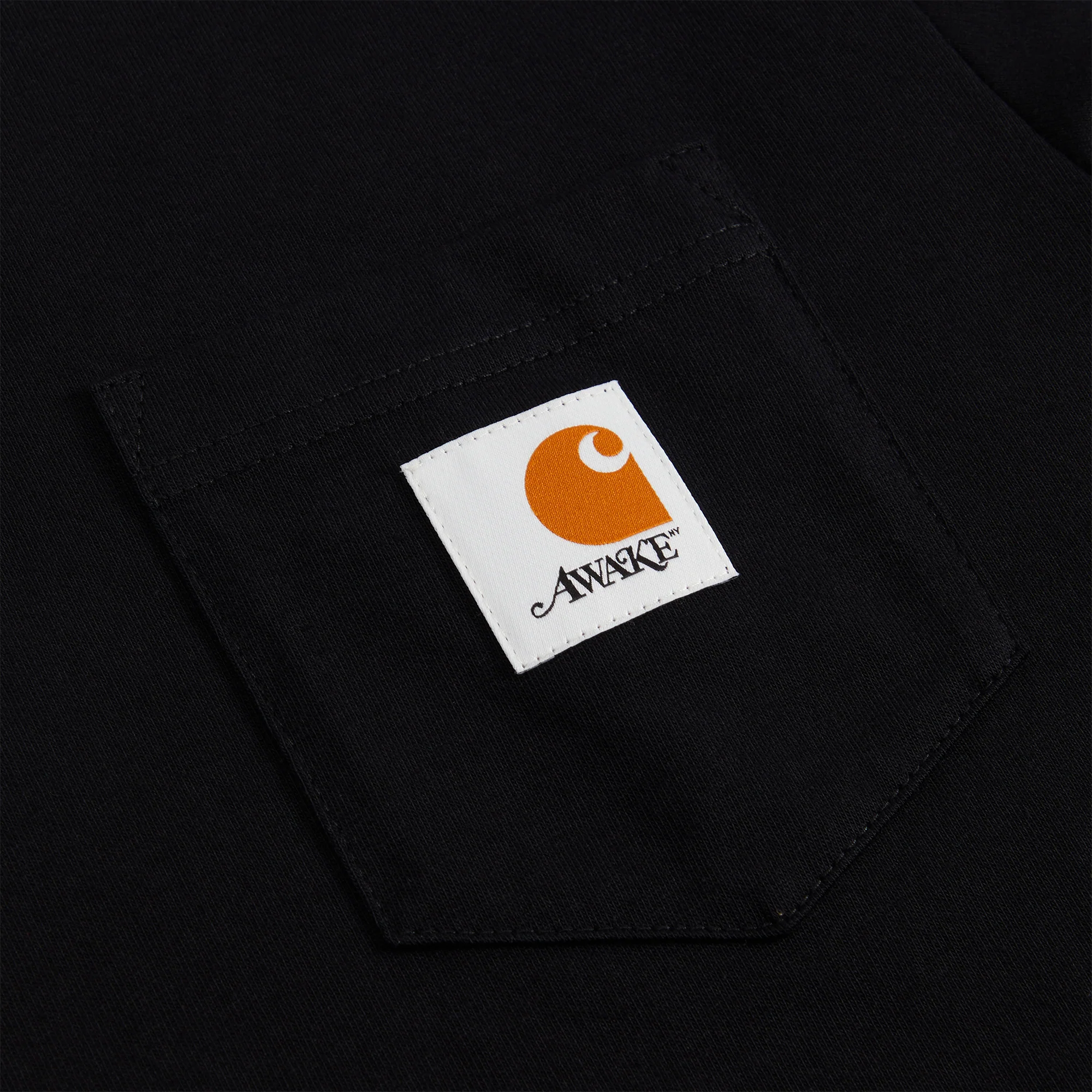 Awake NY x Carhartt WIP Pocket Tee - Black - Image 3