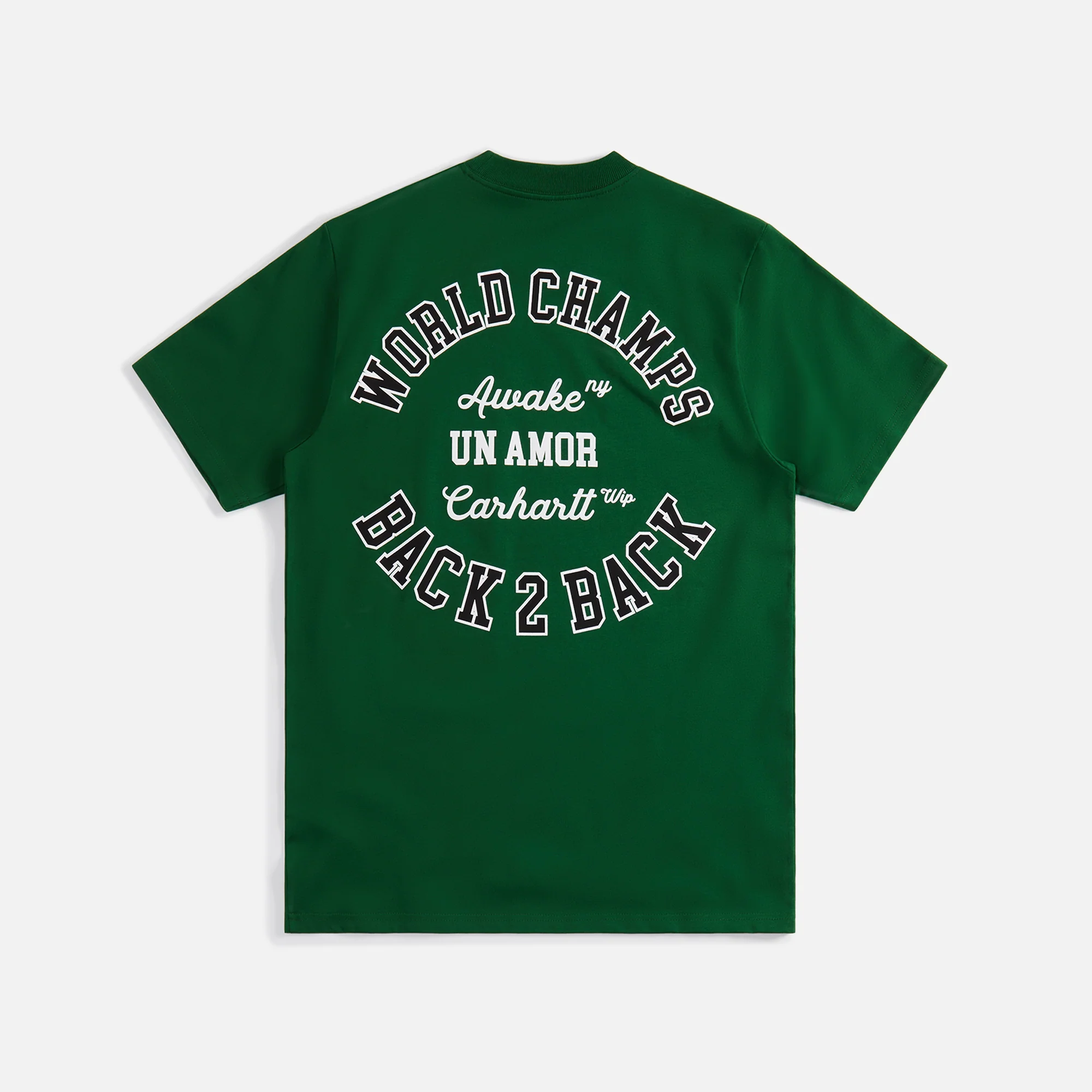 Awake NY x Carhartt WIP Pocket Tee - Dark Green - Image 2