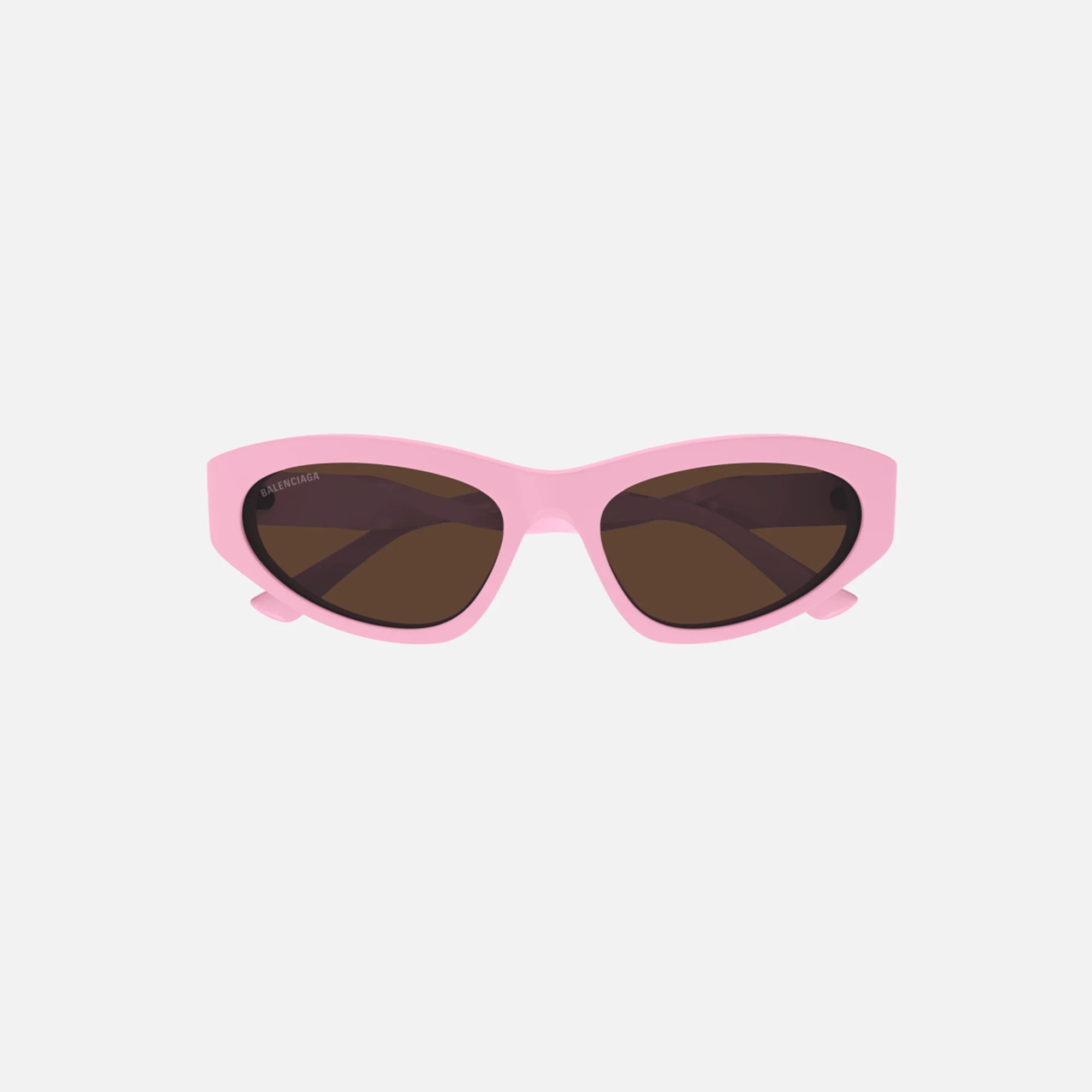 Balenciaga Oval Cat Eye Sunglasses - Baby Pink - Image 2