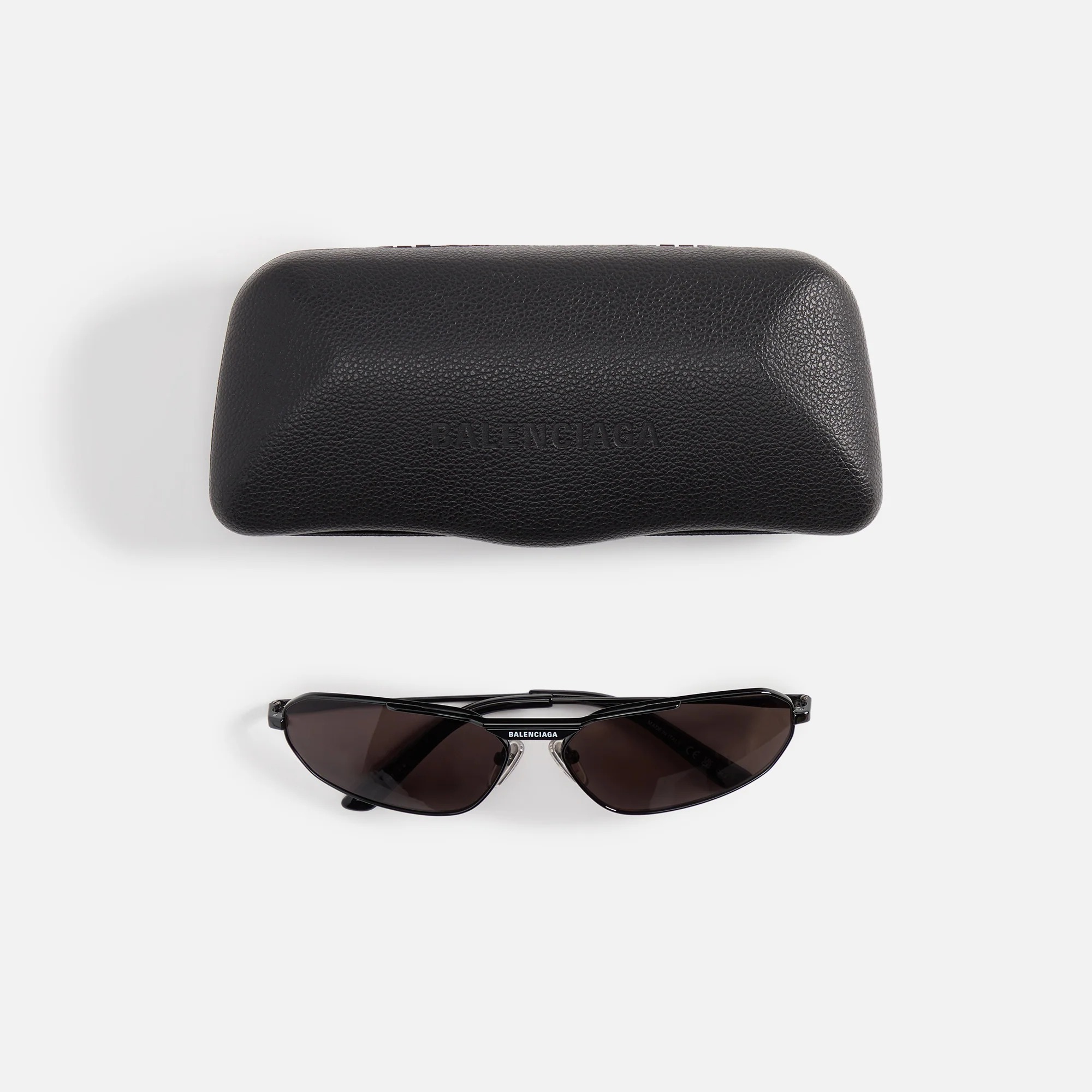 Balenciaga Metal Frame w Balenciaga Logo - Black - Image 4