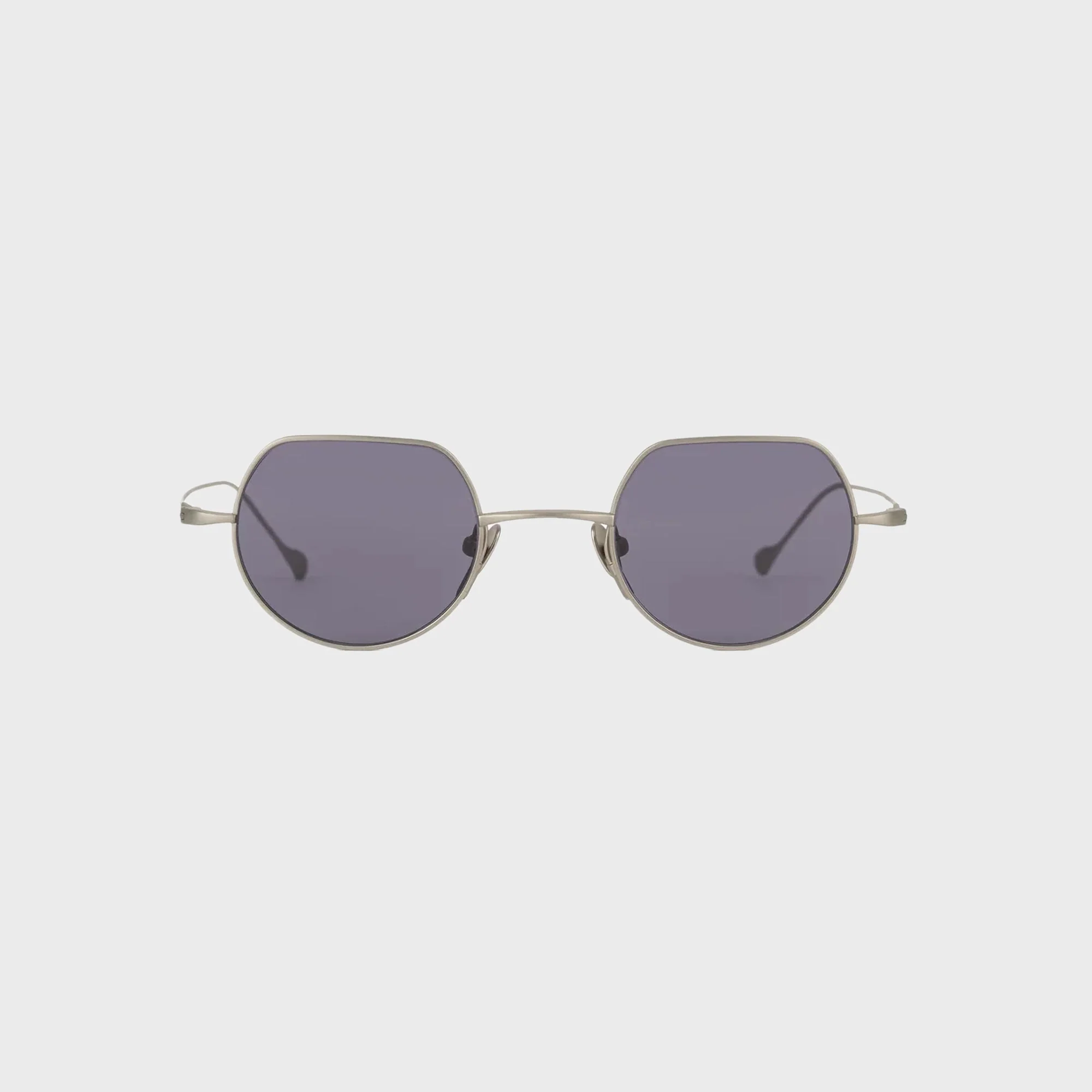 Brain Dead Titanium Tani Post Modern Primitive Eye Protection Sunglasses - Matte Silver