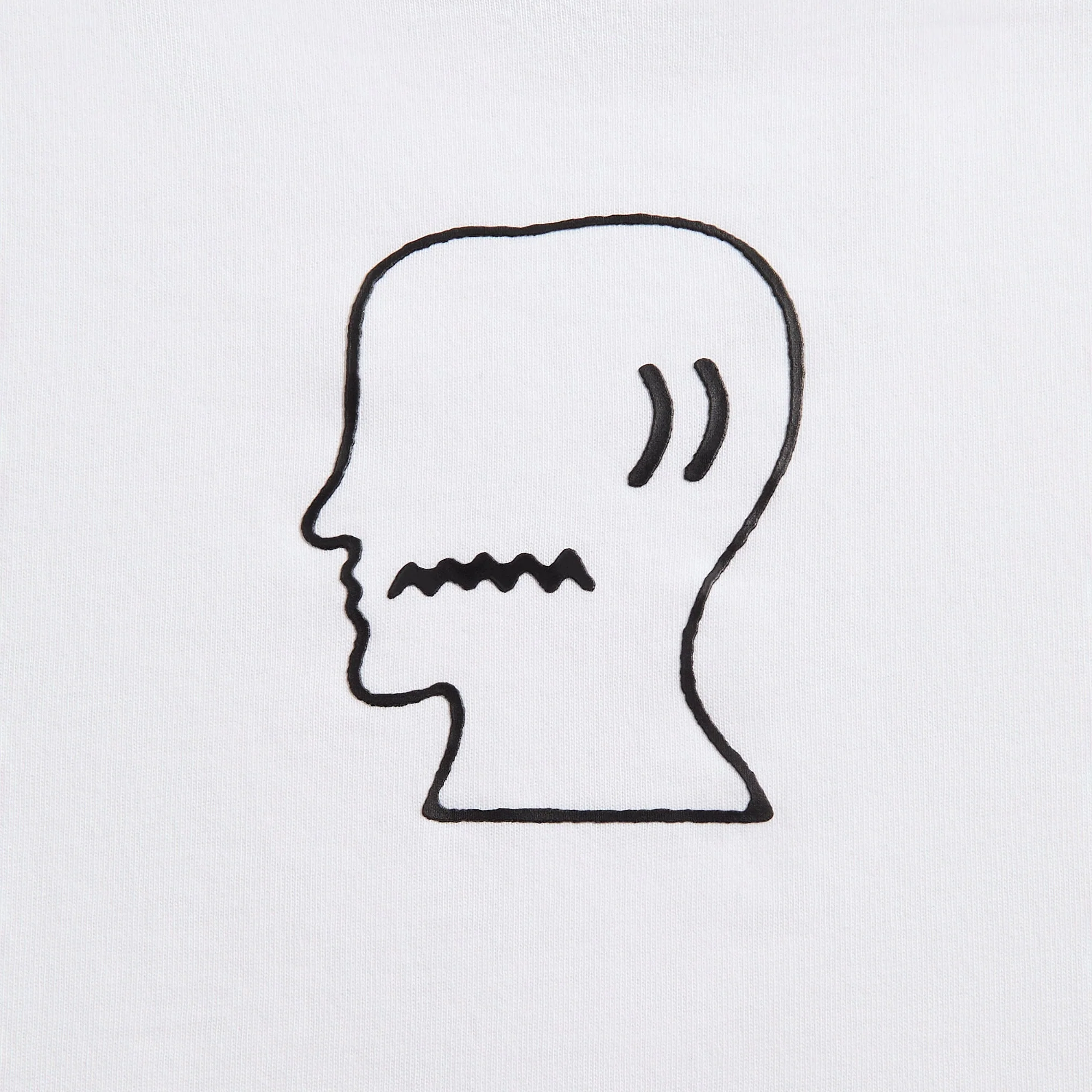 Brain Dead Logo Head Tee - White - Image 3