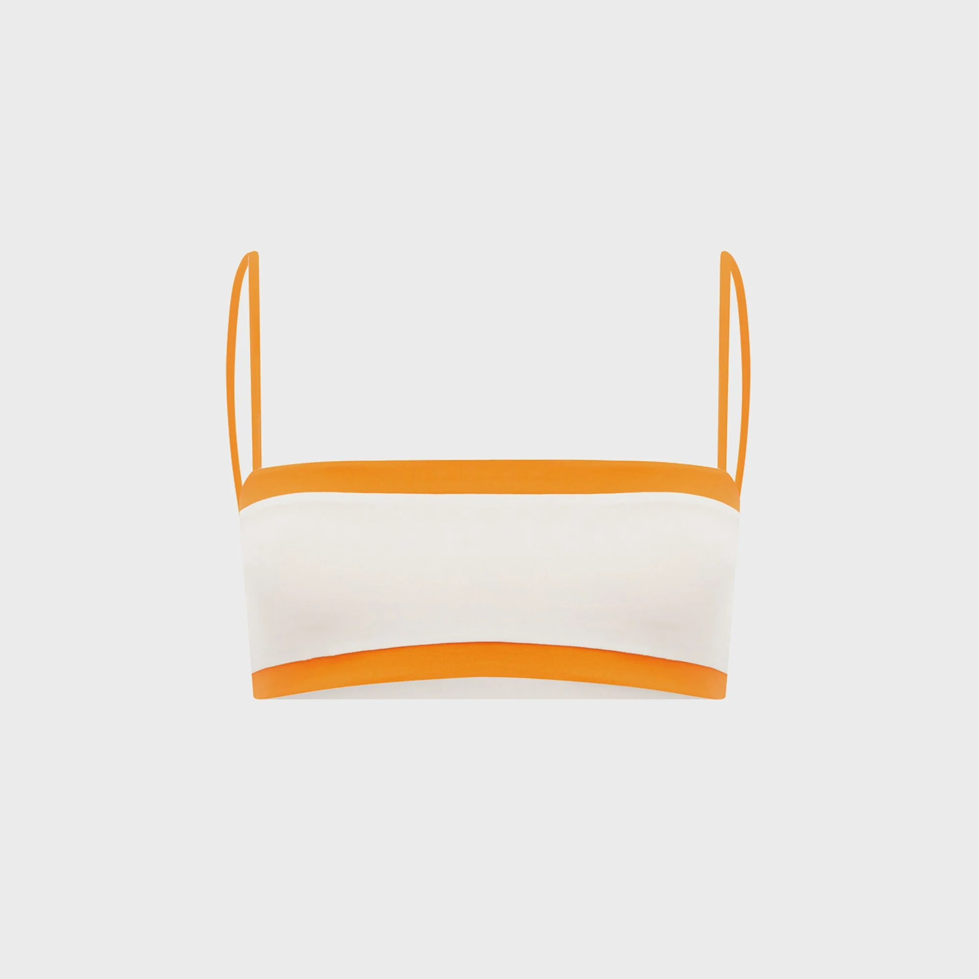 Bond Eye Reversible Fosca Crop Top - Mandarin / Coconut Bare - Image 2