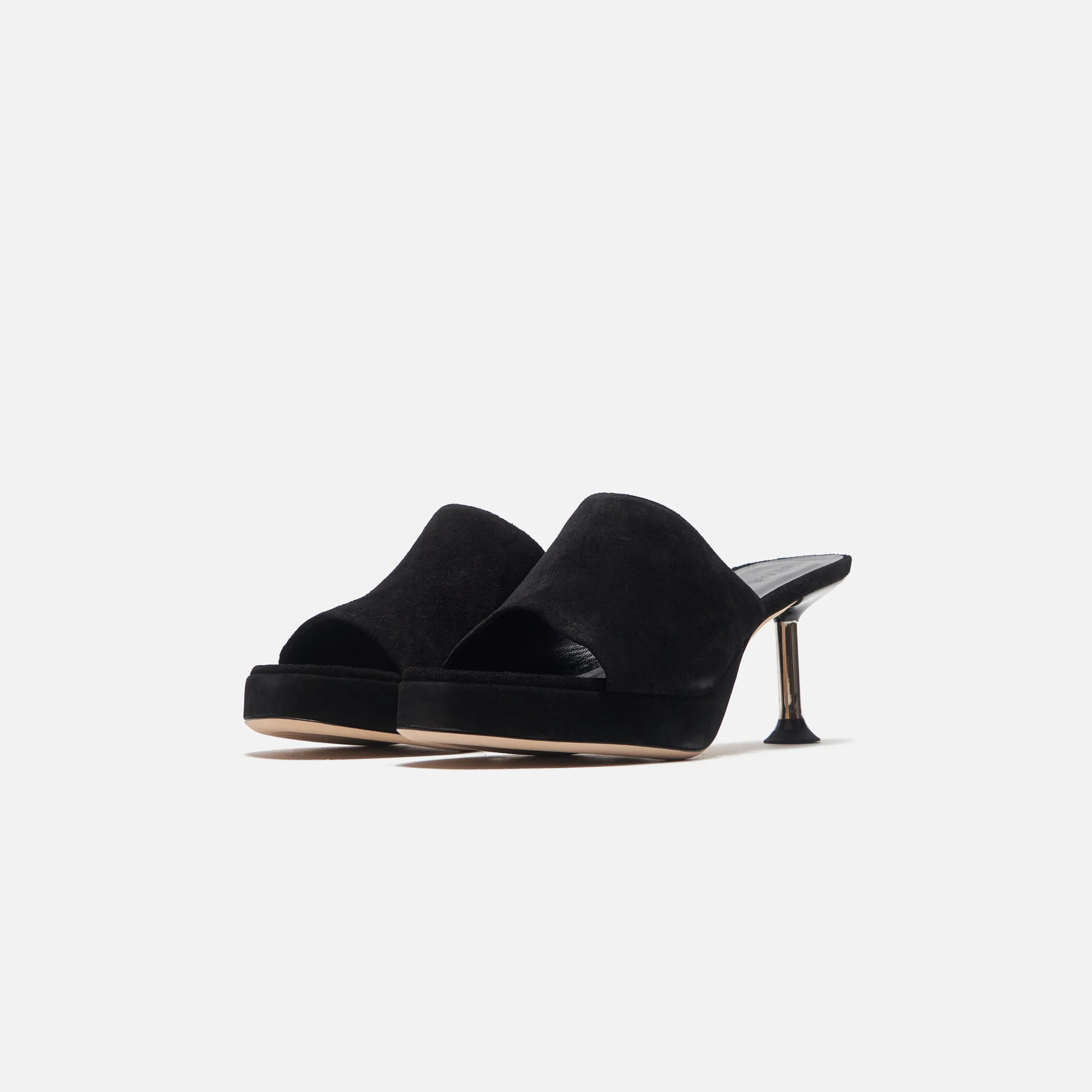 By Far Cala Suede Leather - Black - Image 2