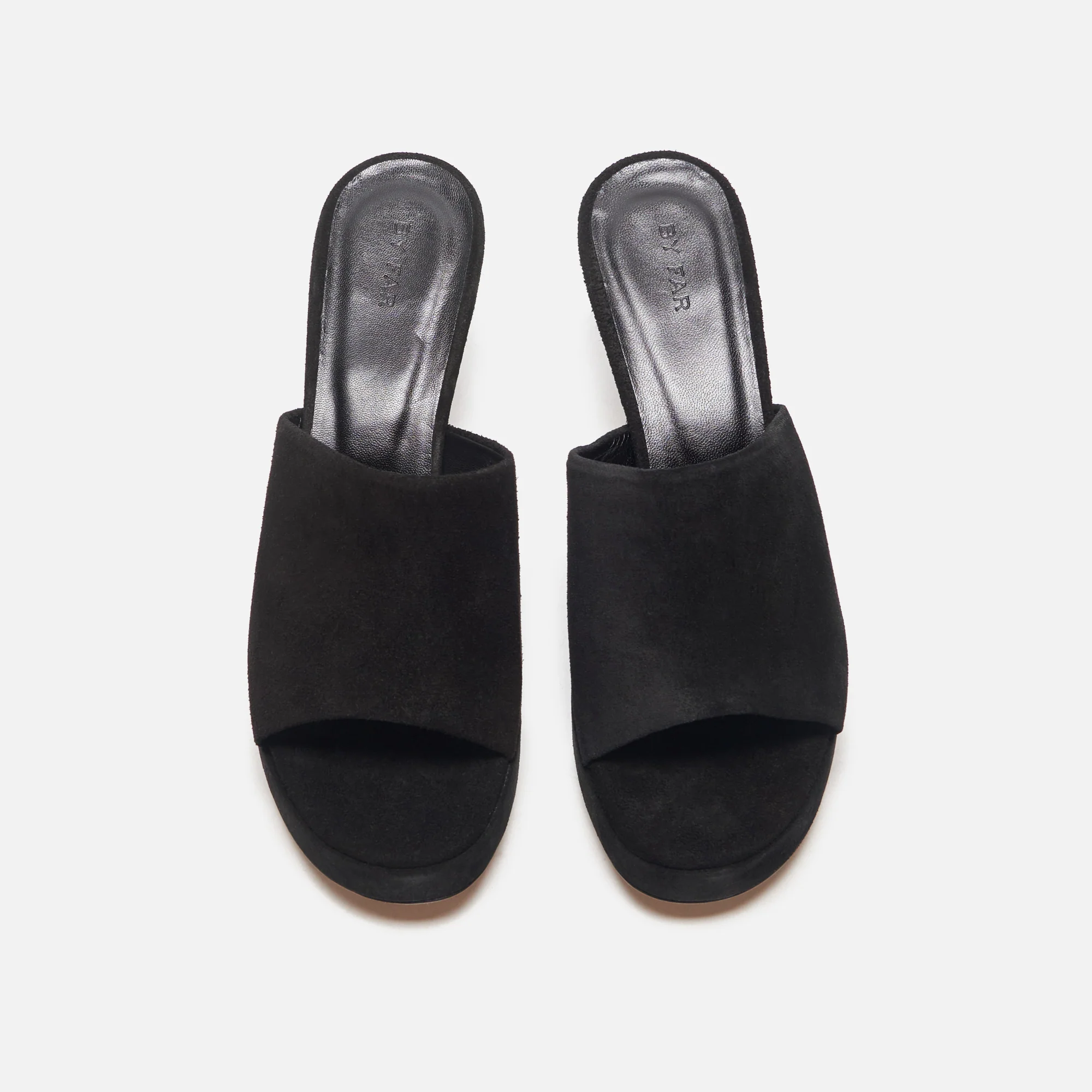 By Far Cala Suede Leather - Black - Image 4