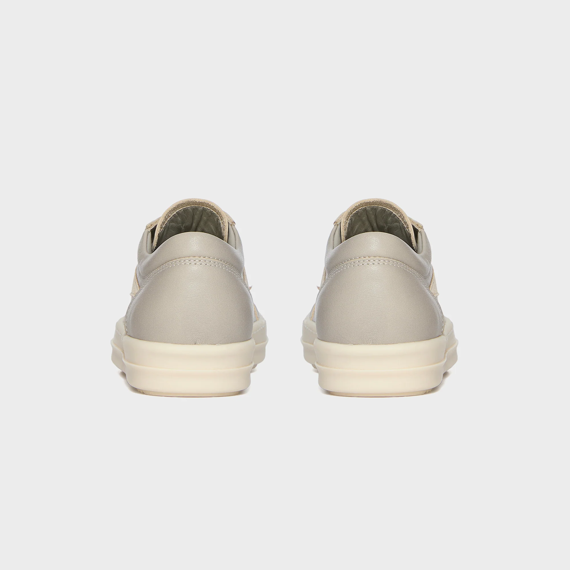 Rick Owens Kids Vintage Sneakers Scarpe in Pelle - Dinge / Milk / Milk - Image 4