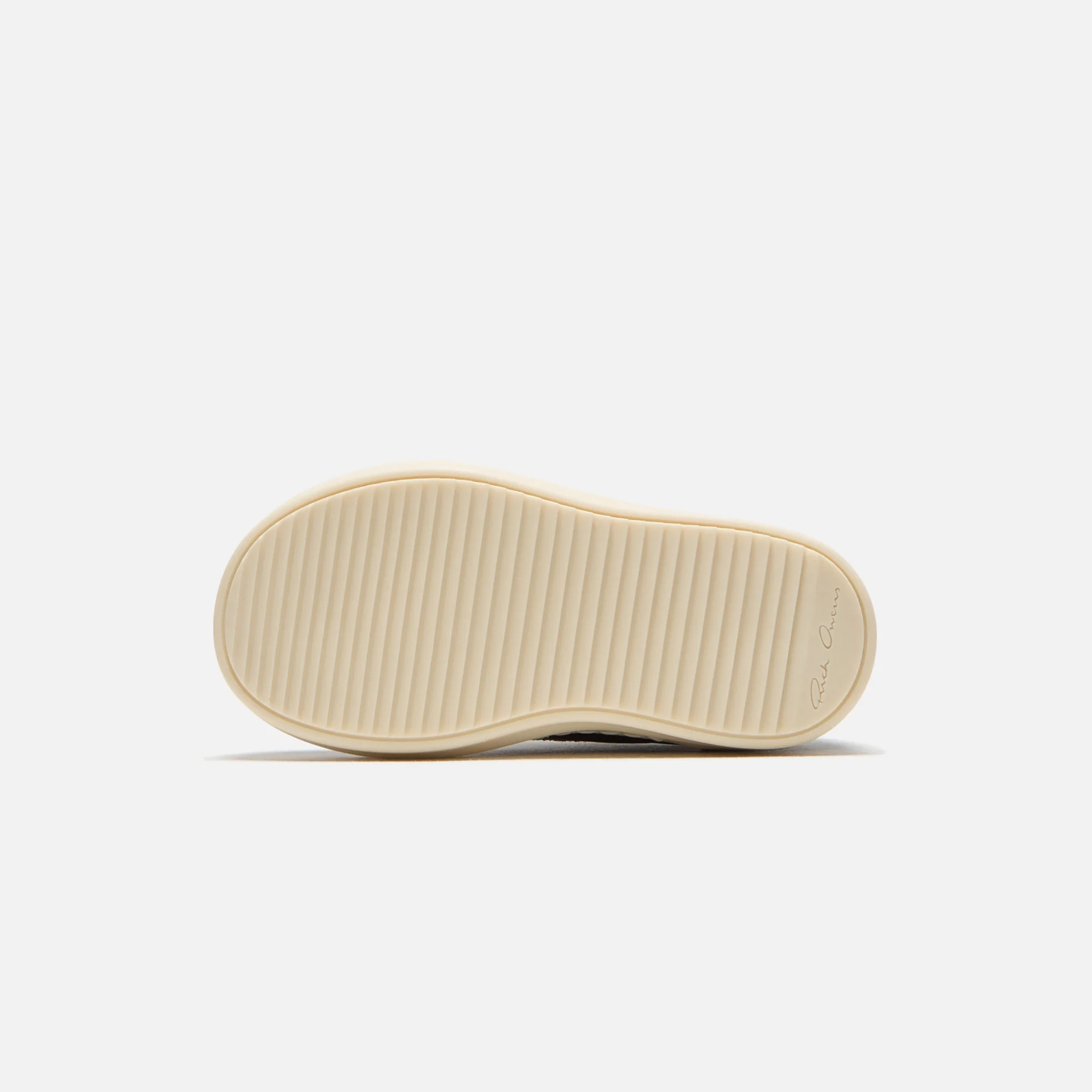 Rick Owens Baby Vintage Sneakers - Scarpe In Pelle Black / Milk / Milk - Image 4