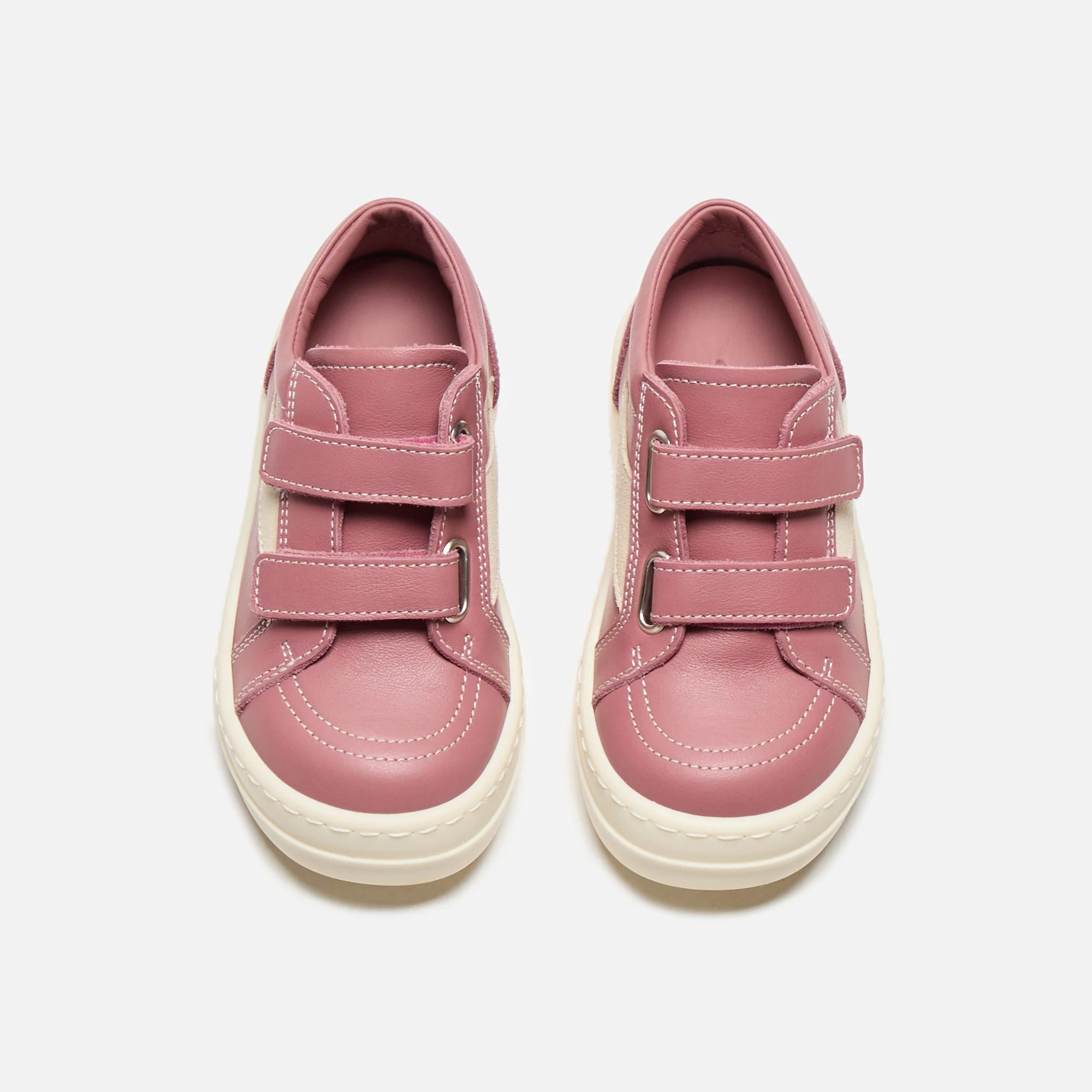 Rick Owens Baby Vintage Sneakers - Scarpe In Pelle / Thulian / Milk / Milk - Image 3