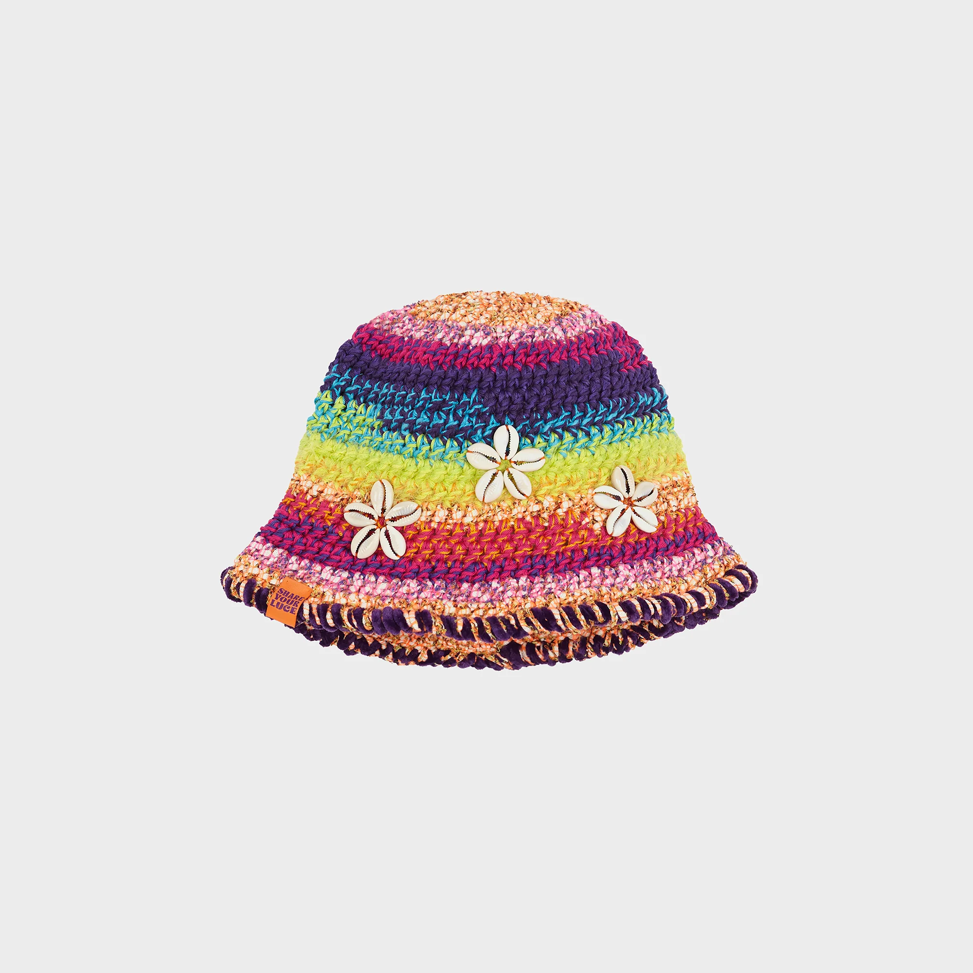 SHAREYOURLUCE Shell Flower Bucket Hat - Multi