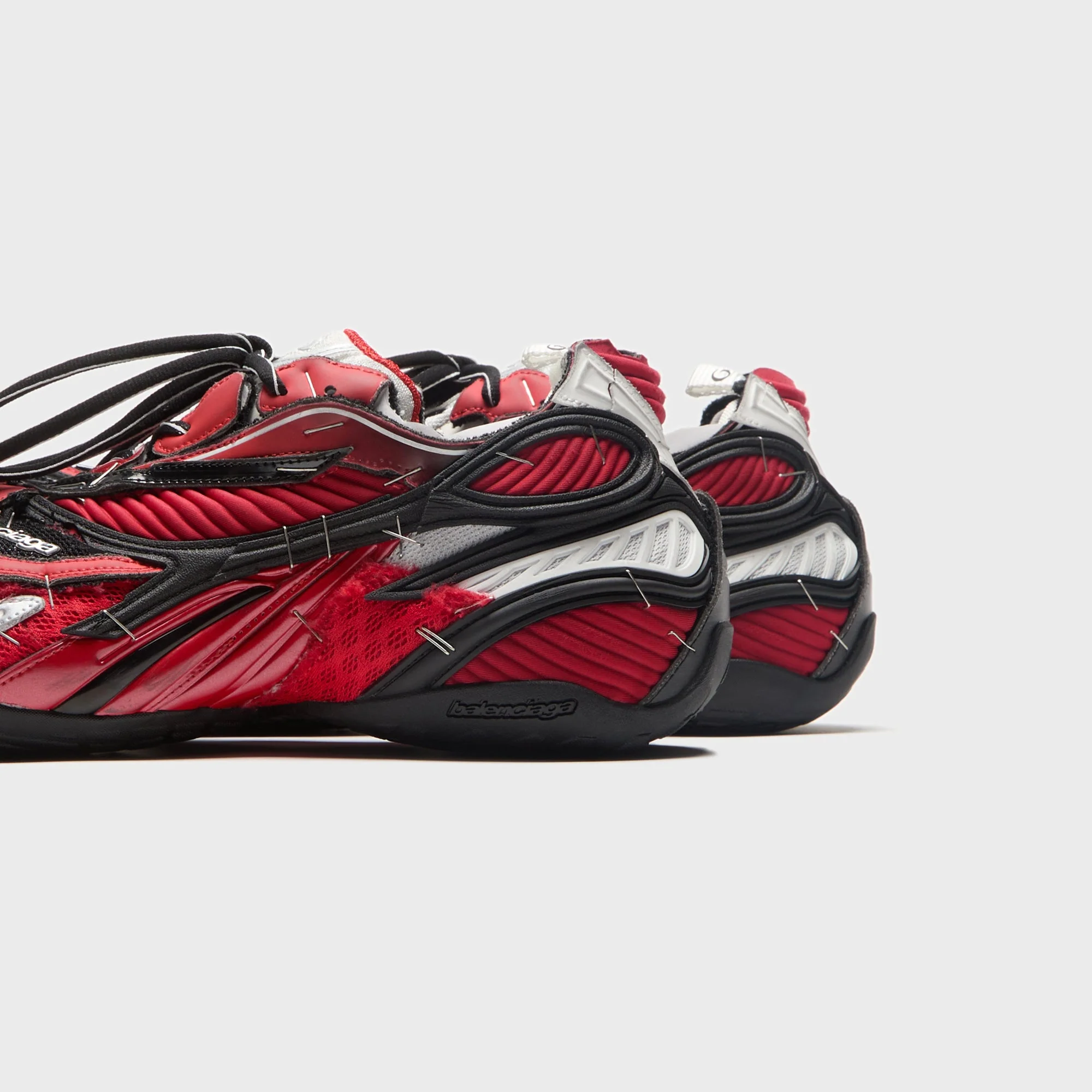 Balenciaga Soleless - Red / Black / White / Silver - Image 4