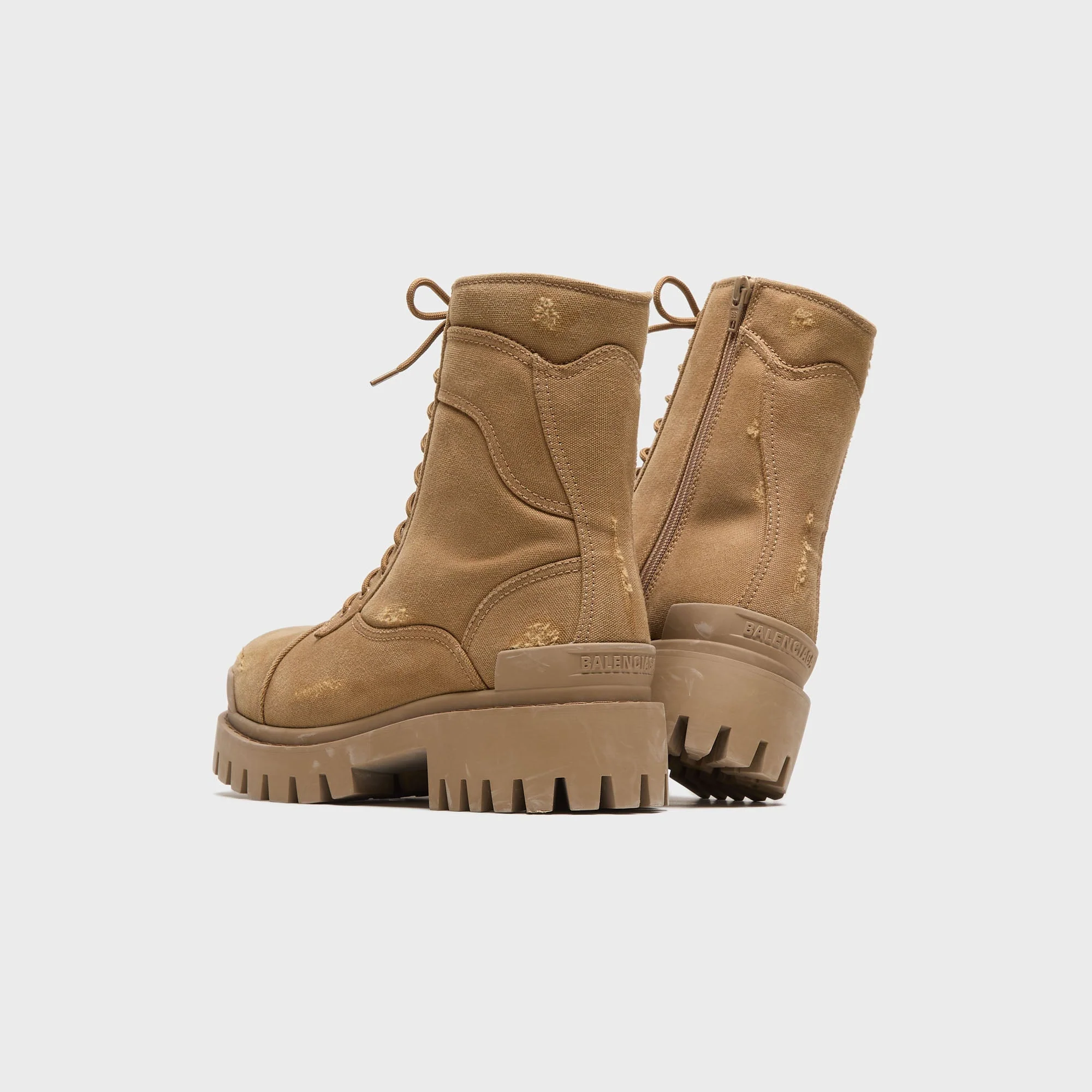 Balenciaga Combat Strike Boot - Brown - Image 3