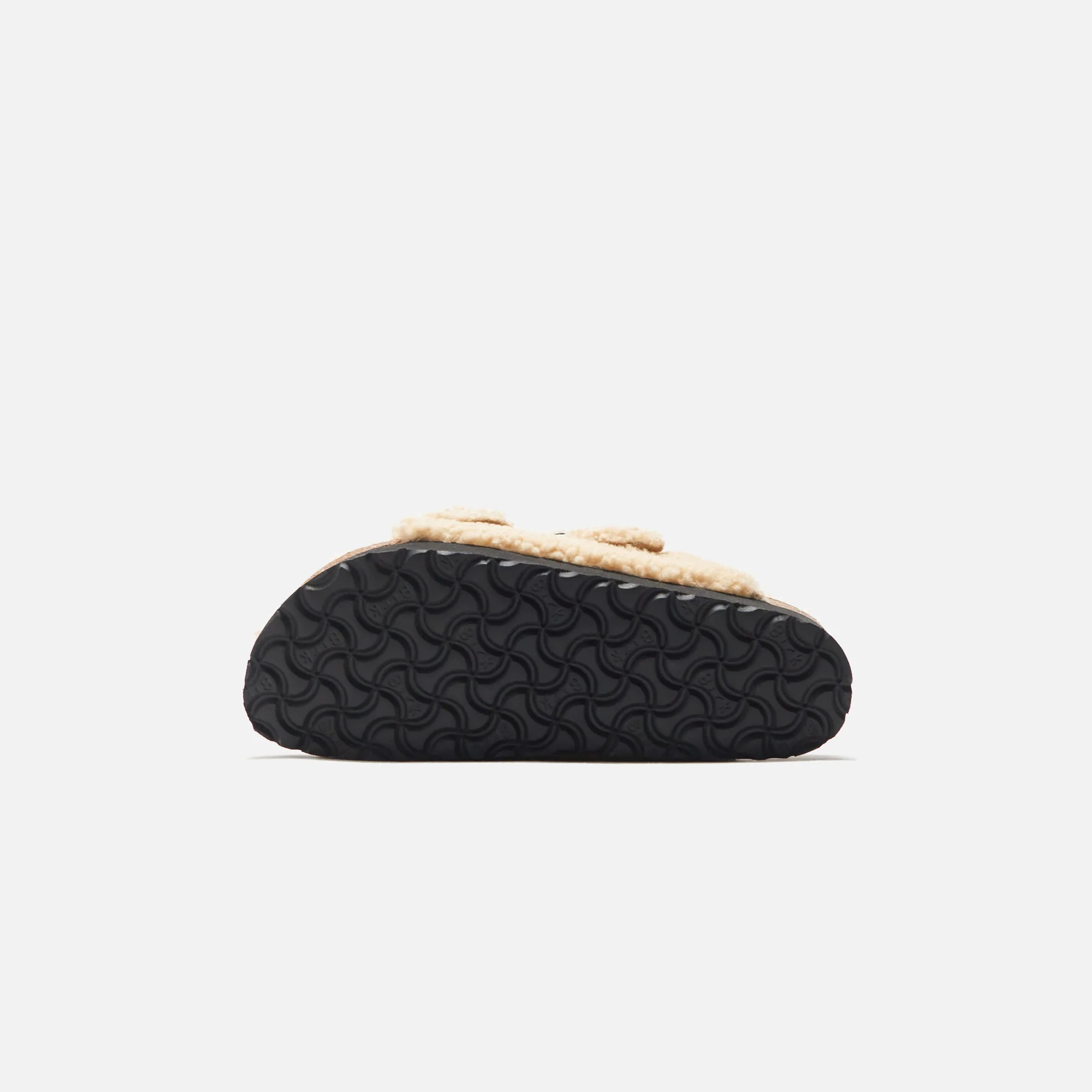 Birkenstock WMNS Arizona Big Buckle Platform Teddy - Eggshell - Image 6