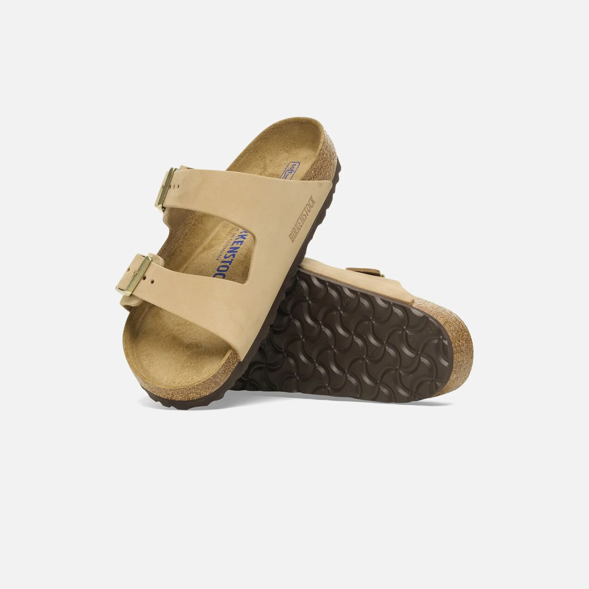 Birkenstock Arizona Soft Footbed Nubuck - Sandcastle - Image 5