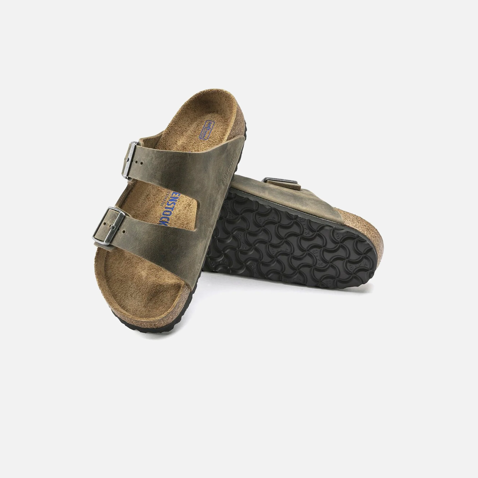 Birkenstock Arizona Soft Footbed - Faded Khaki - Image 3