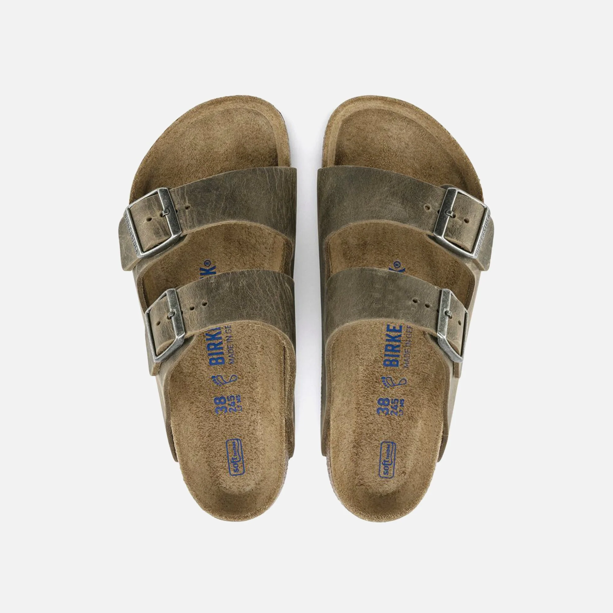 Birkenstock Arizona Soft Footbed - Faded Khaki - Image 4