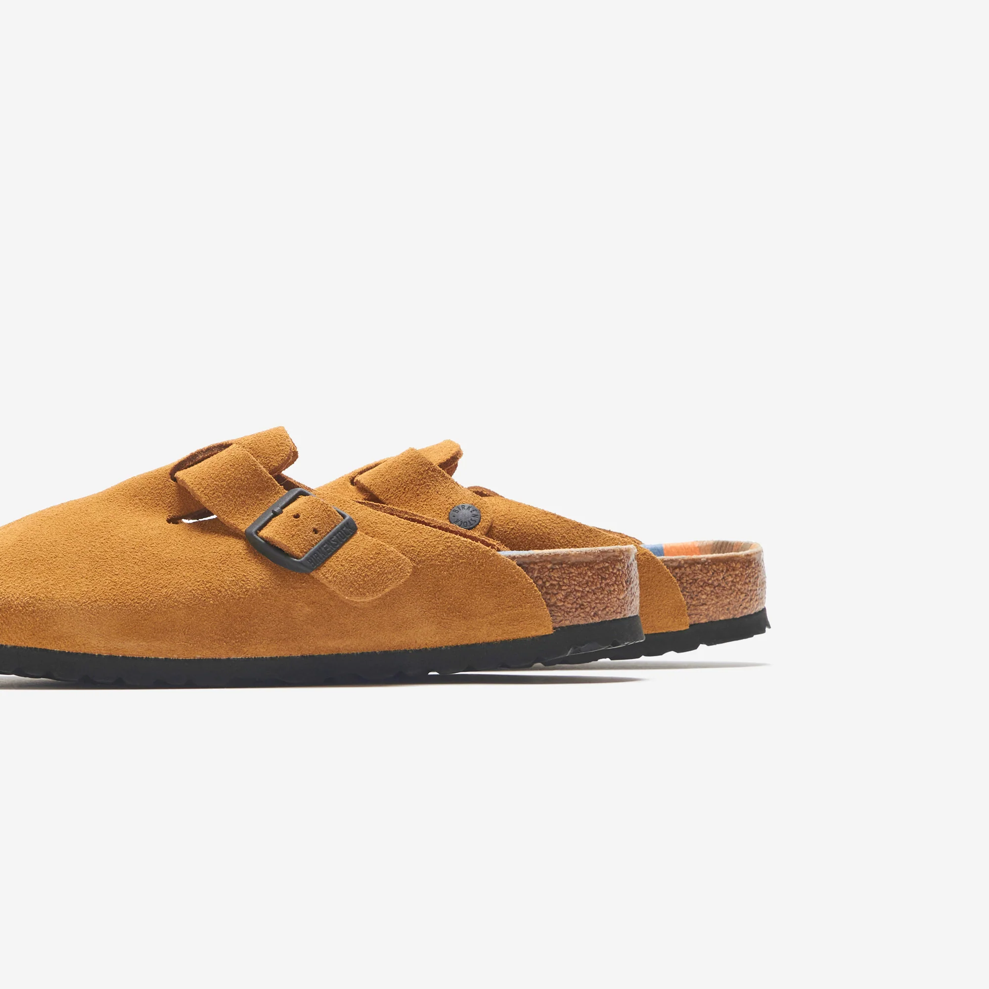 Birkenstock Boston Cork - Brown Suede - Image 6