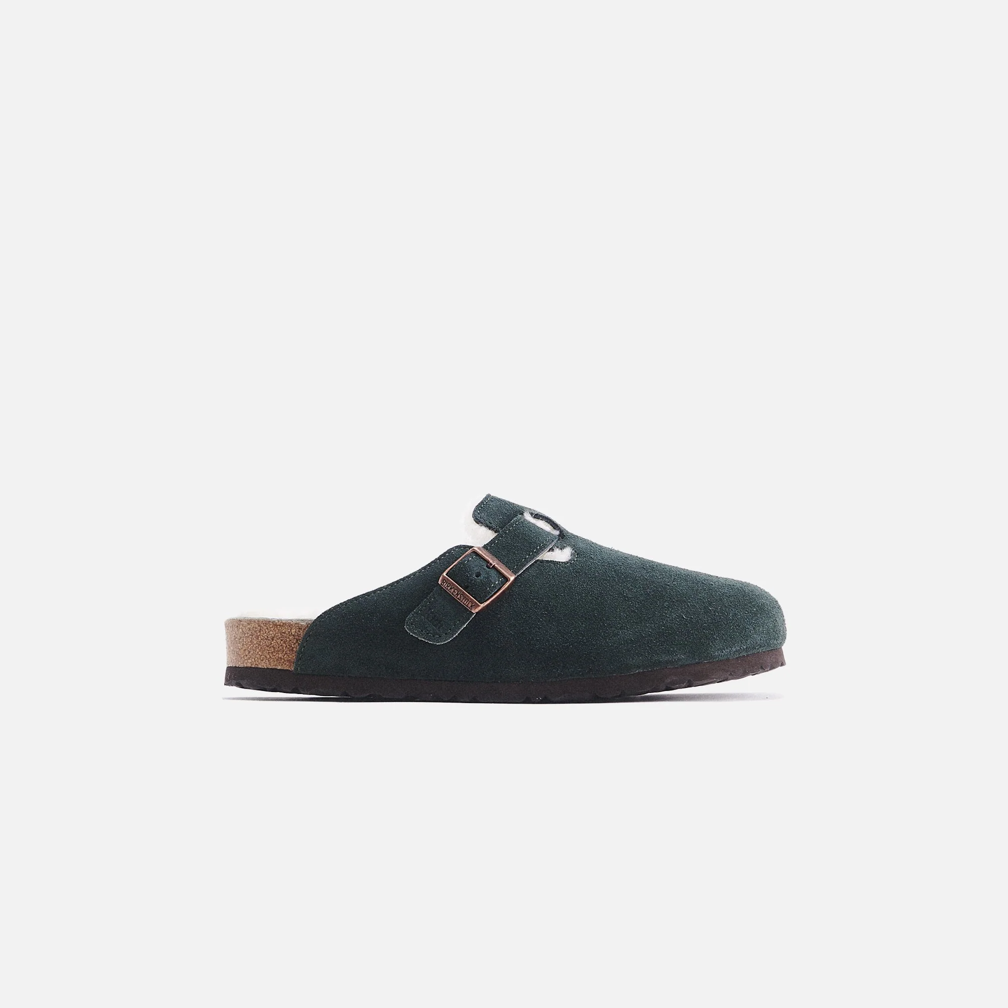 Kith Women for Birkenstock Boston Shearling - Scarab Green - Image 2