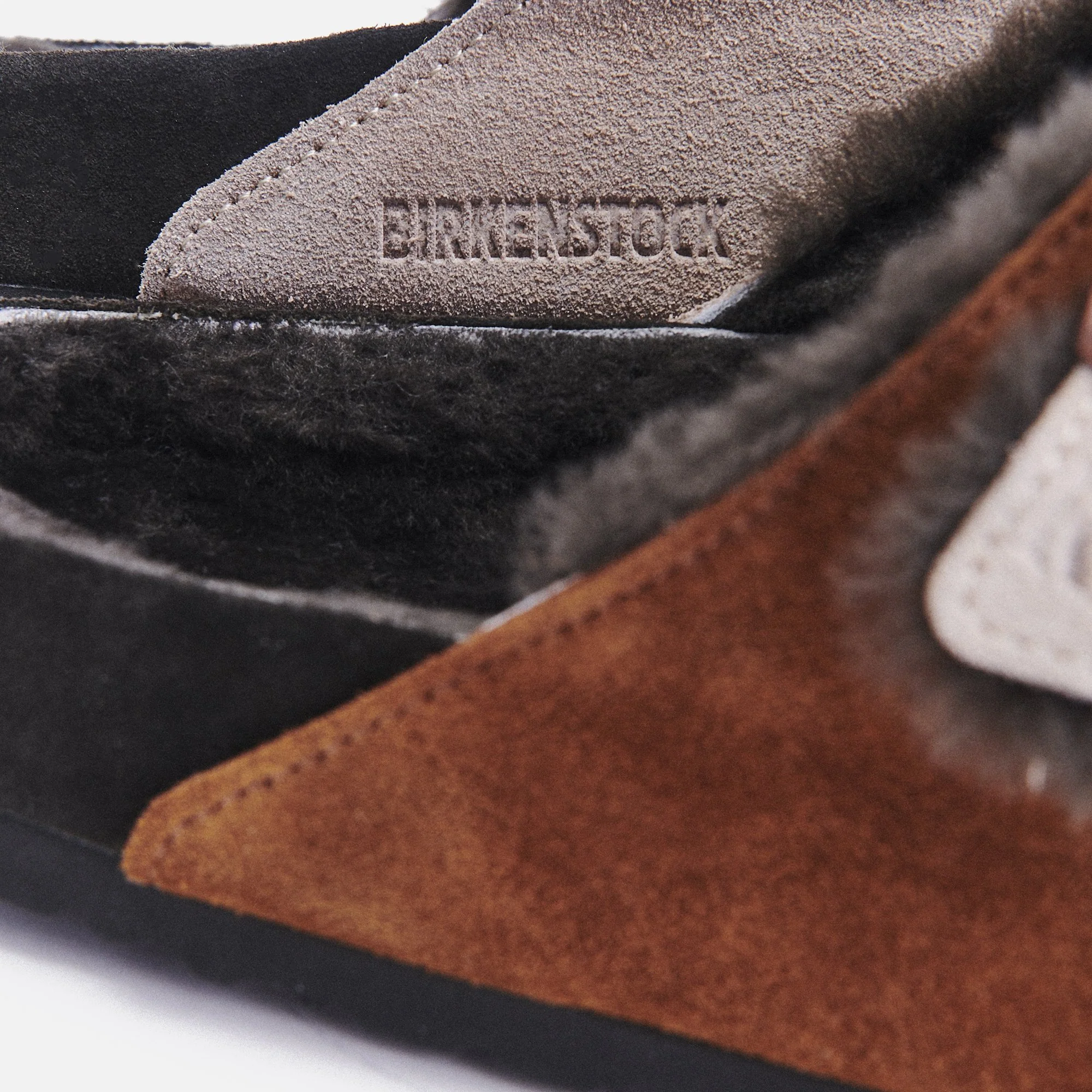 Kith Women for Birkenstock Arizona Shearling - Mink / Dark Brown - Image 9