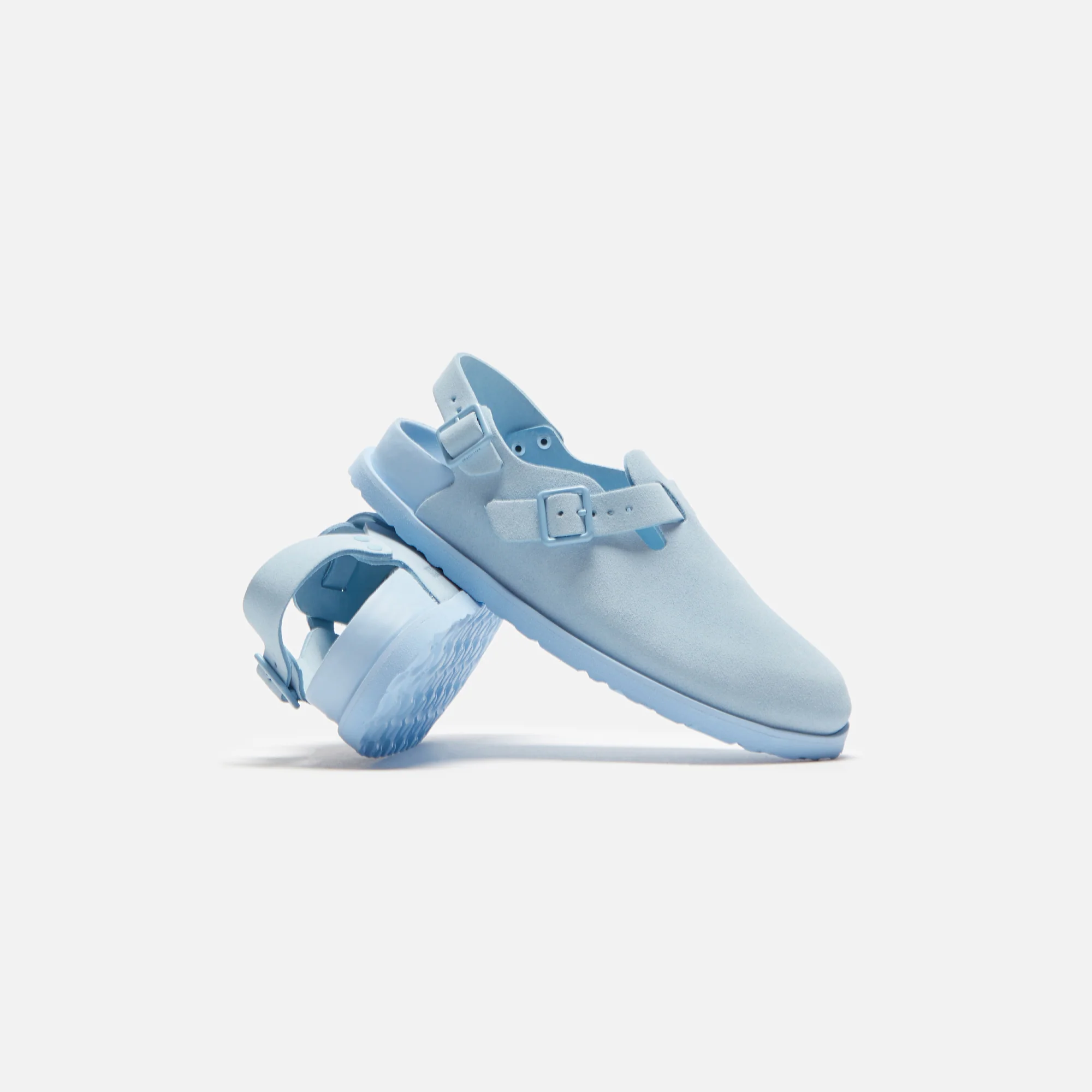 Birkenstock 1774 WMNS Tokio Suede Leather - Powder Blue - Image 5