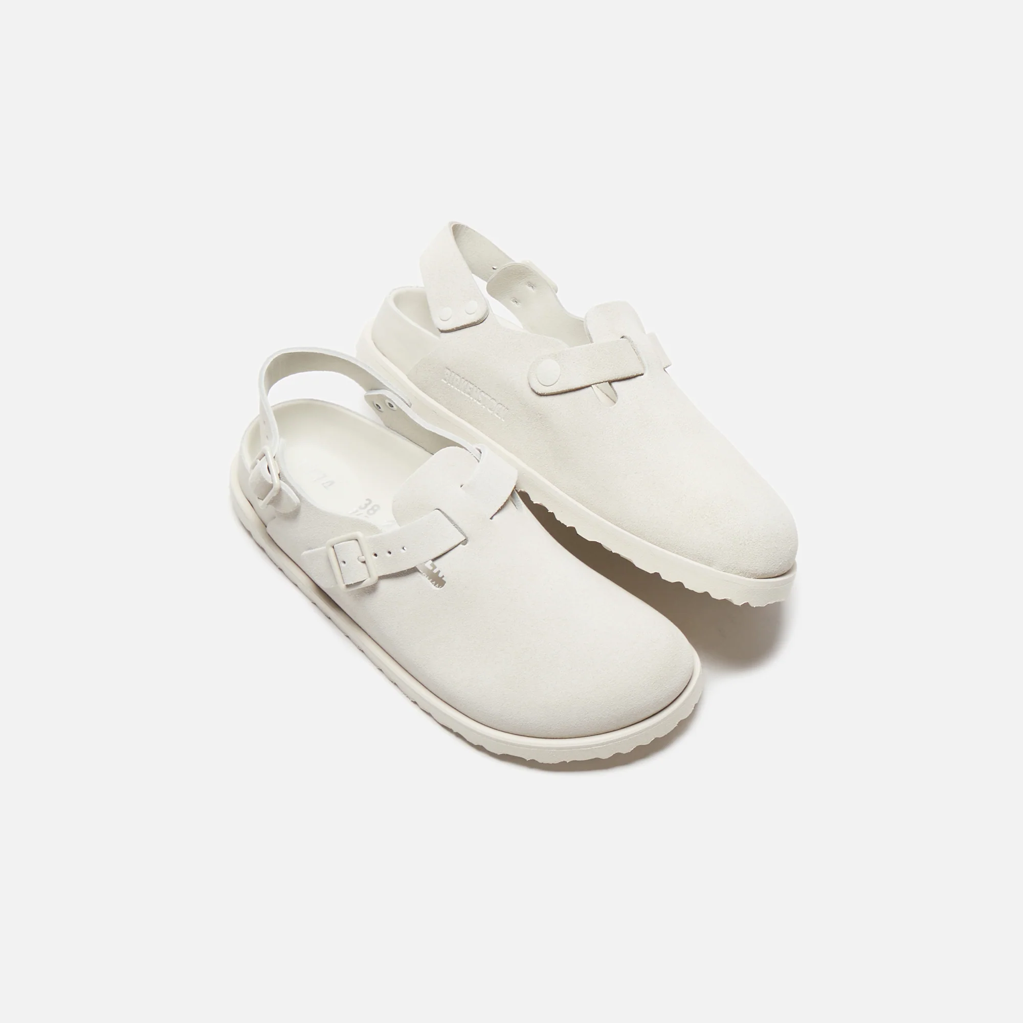 Birkenstock 1774 WMNS Tokio Suede Leather - Bone - Image 4