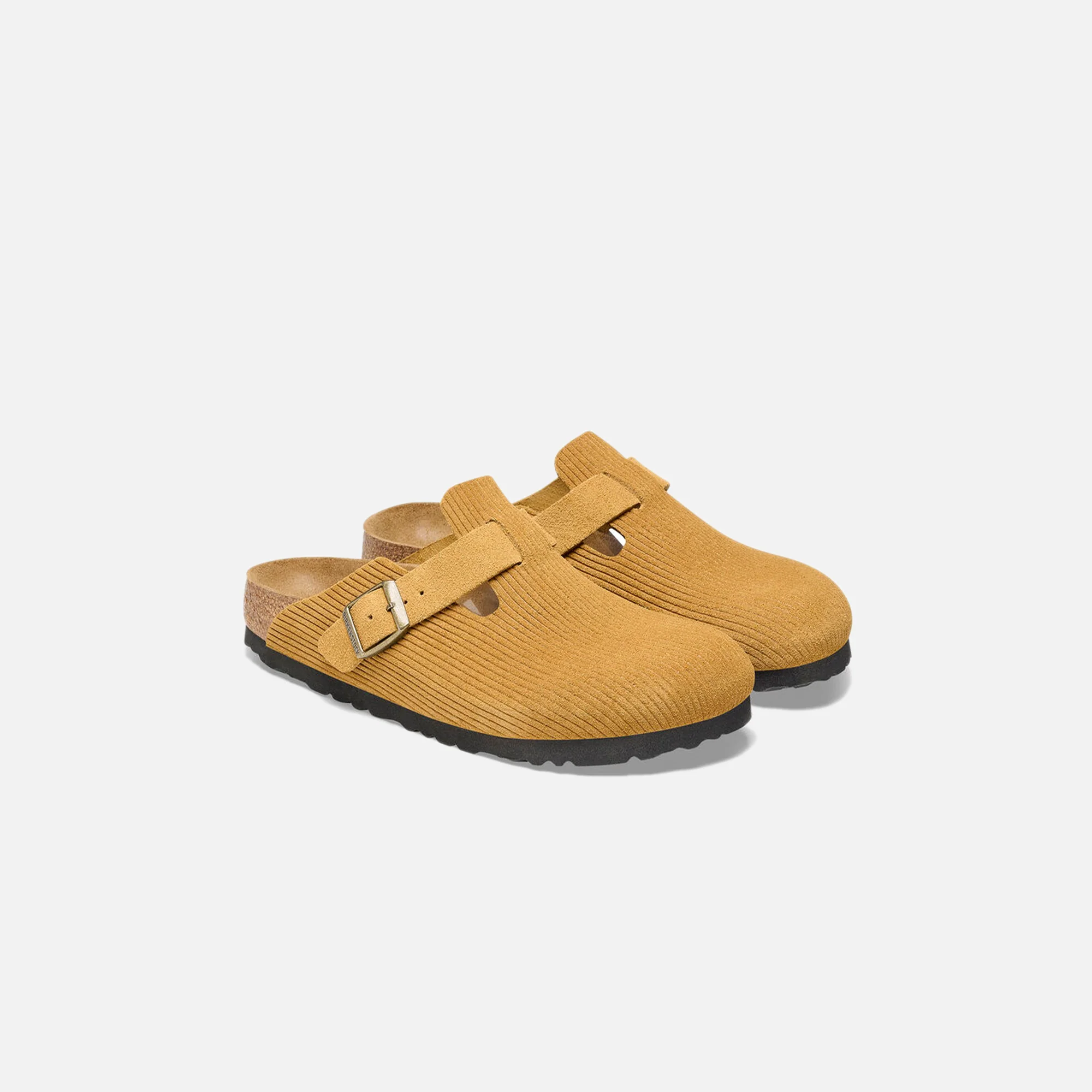 Birkenstock Boston Corduroy - Cork Brown - Image 2
