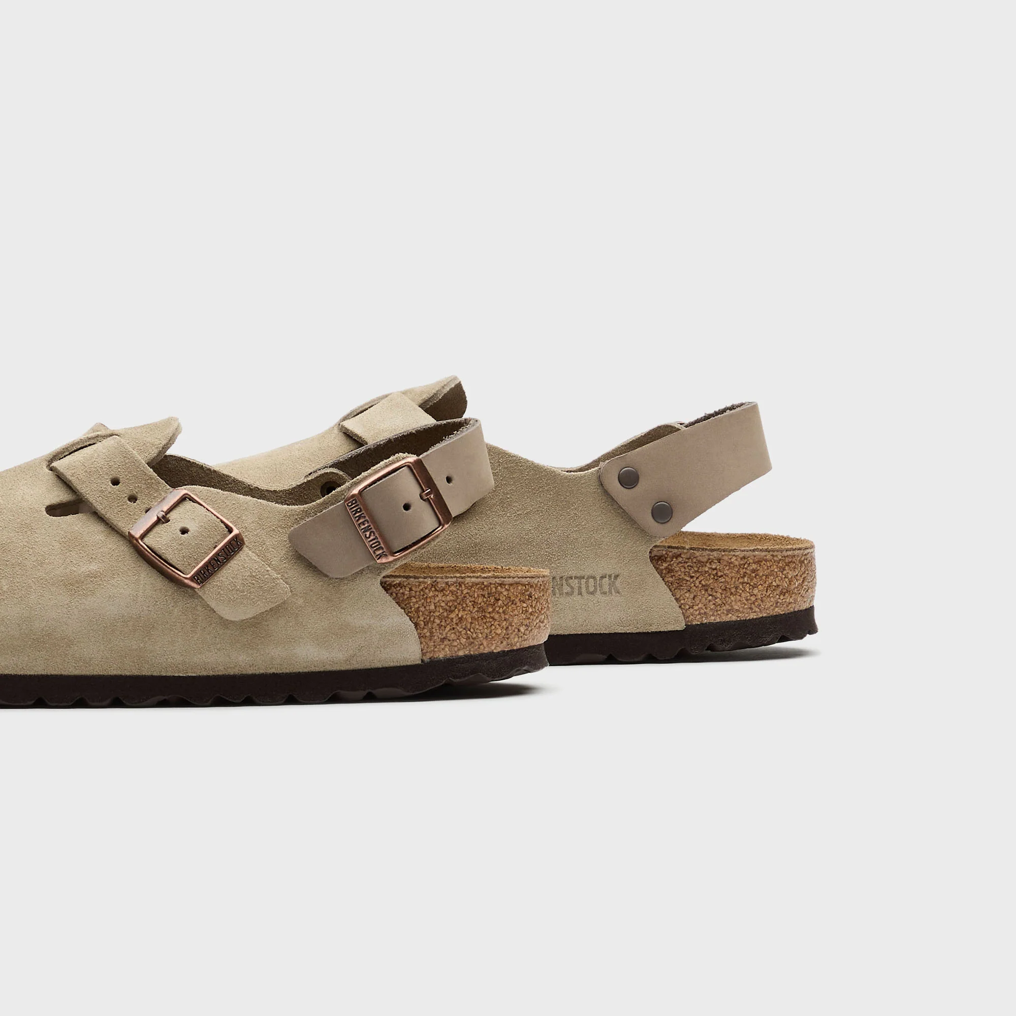 Birkenstock WMNS Tokio Suede - Taupe - Image 3