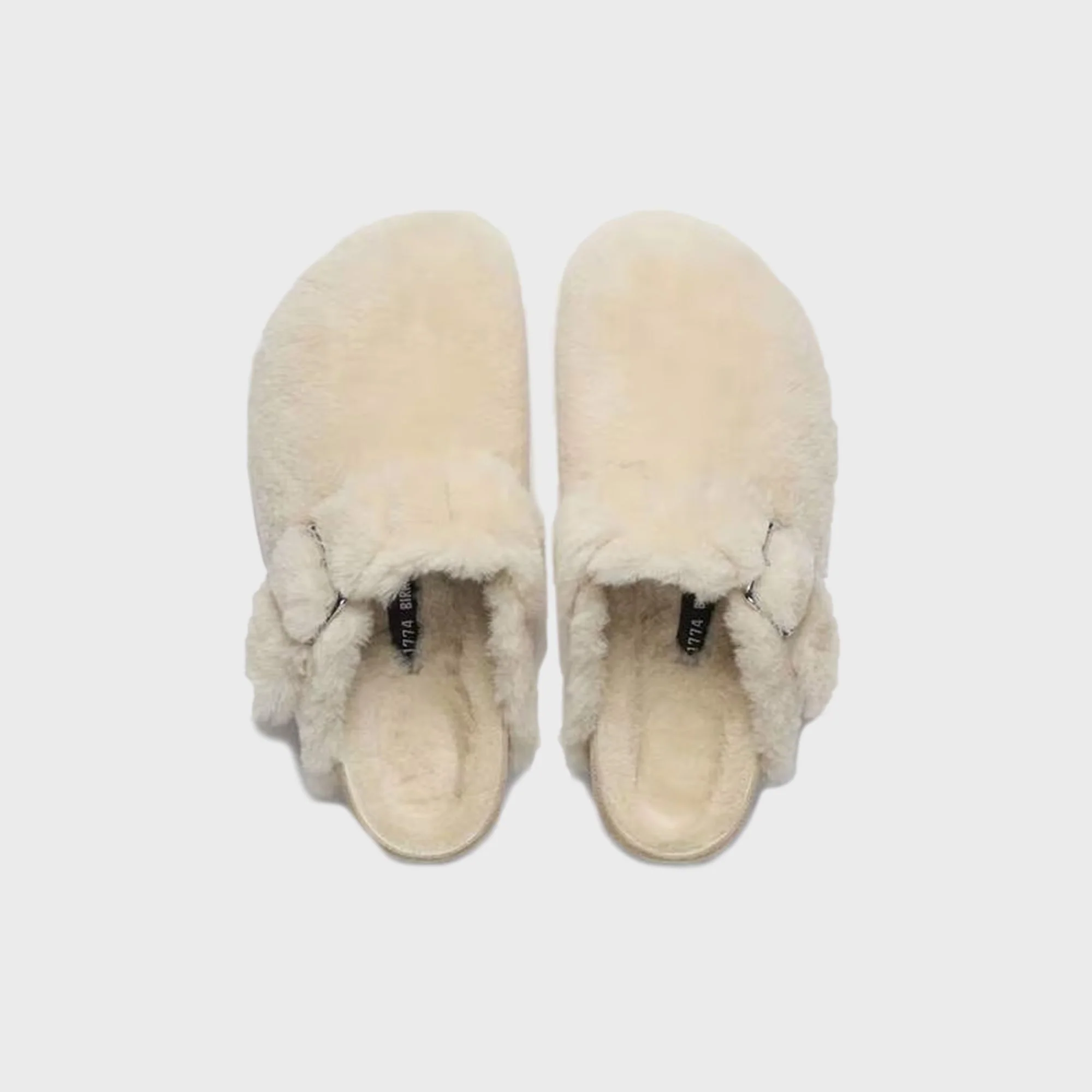 Birkenstock WMNS 1774 Boston Shearling - Cream - Image 2