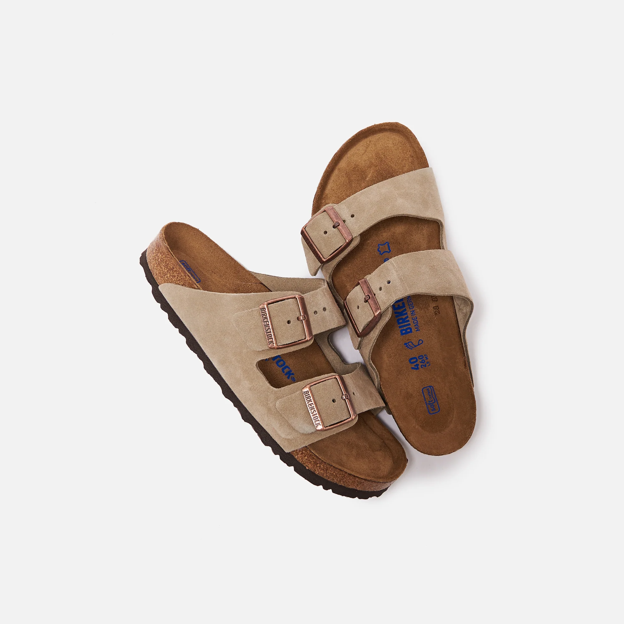 Birkenstock Arizona Soft Footbed Suede - Taupe - Image 3