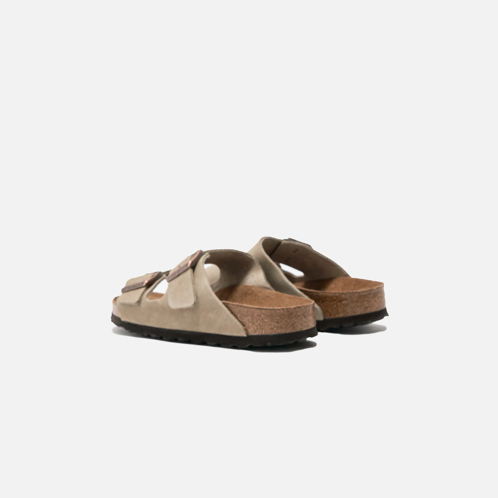 Birkenstock Arizona Soft Footbed Suede Sandals -  Taupe - Image 2