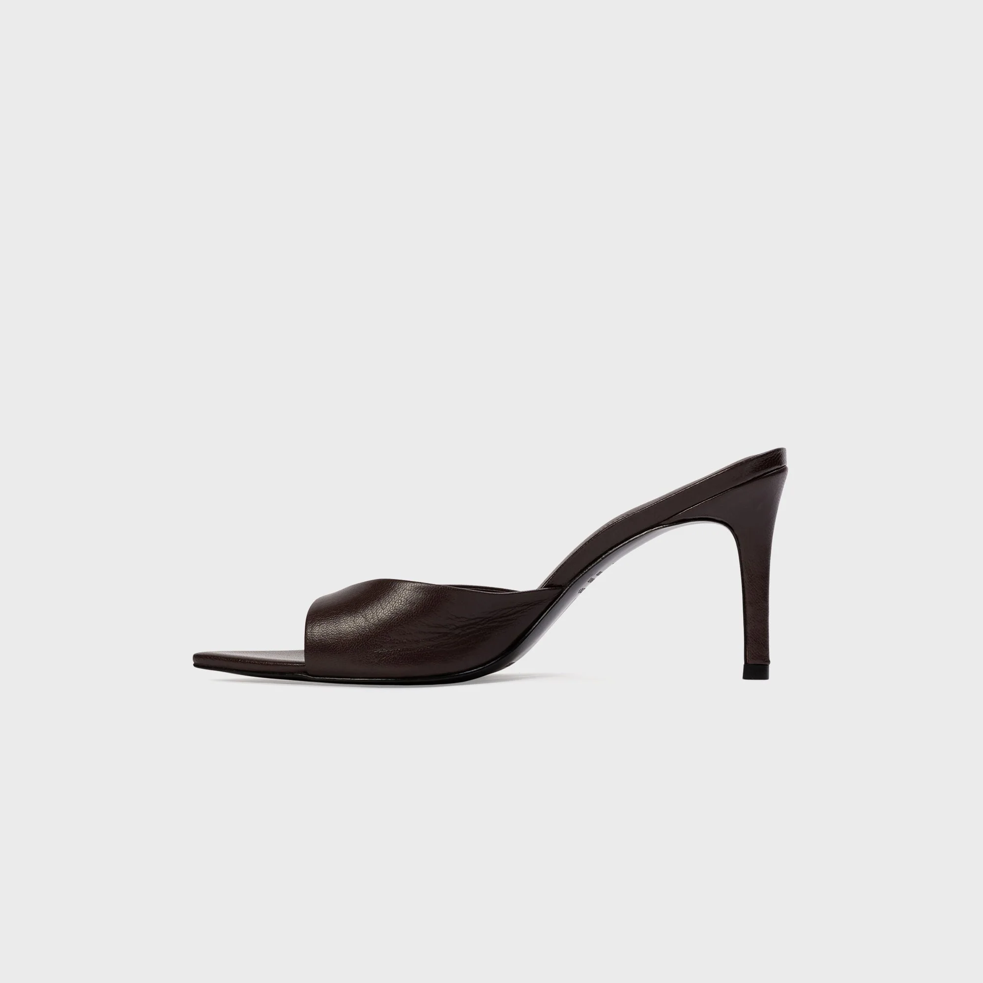 Black Suede Studio Brea 80 - Black Coffee Leather - Image 3