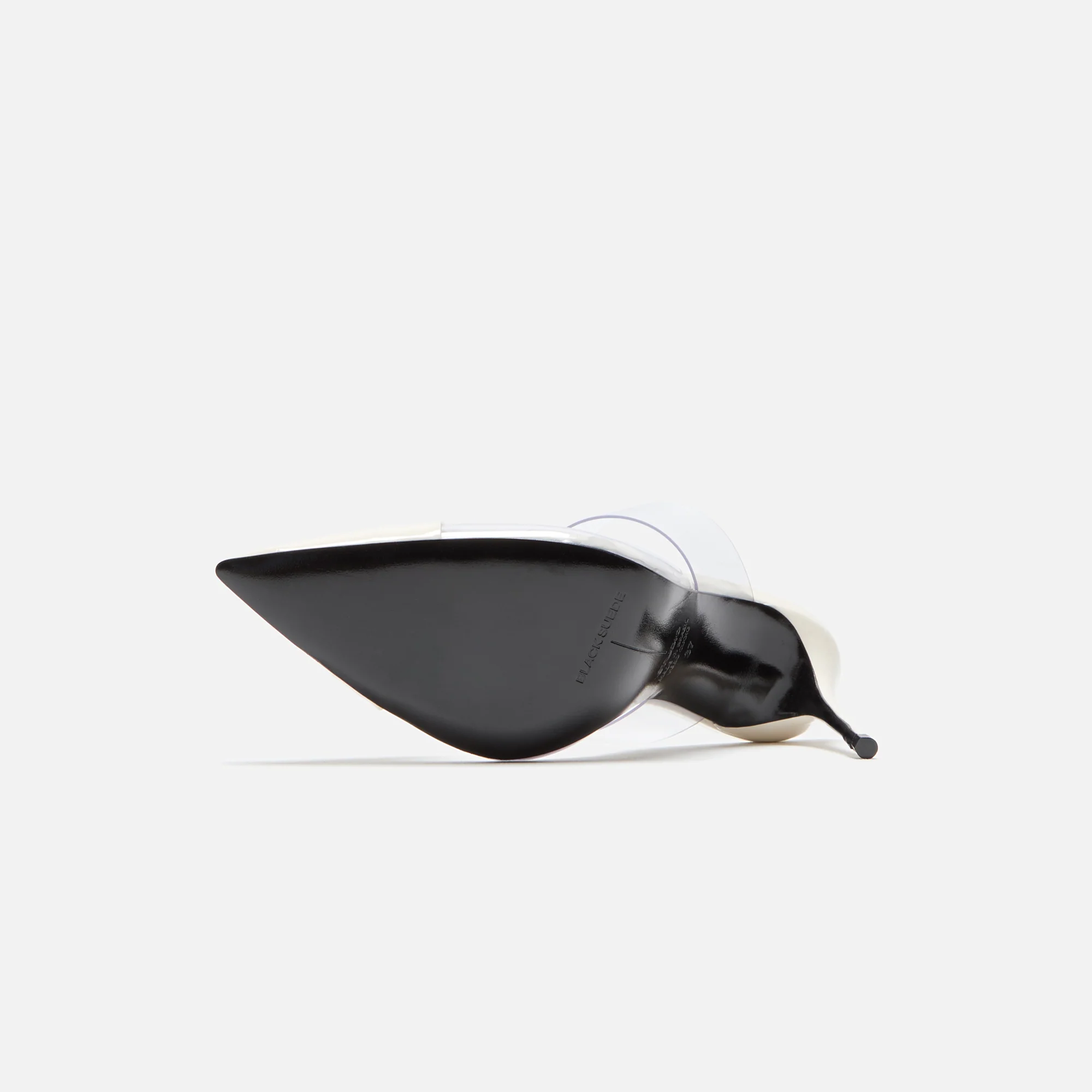 Black Suede Studio Cove 100 Mule - Coconut - Image 5
