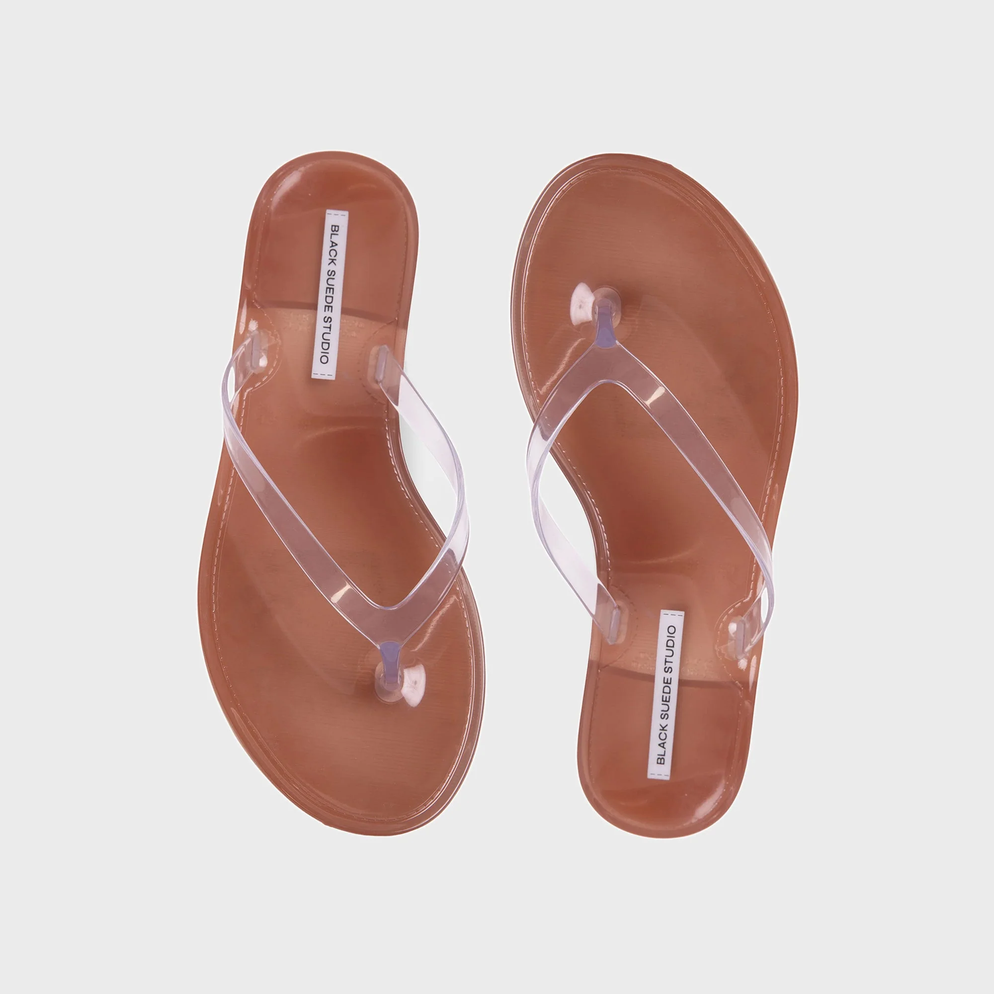 Black Suede Studio Crystal Sandal - Old Rose - Image 4
