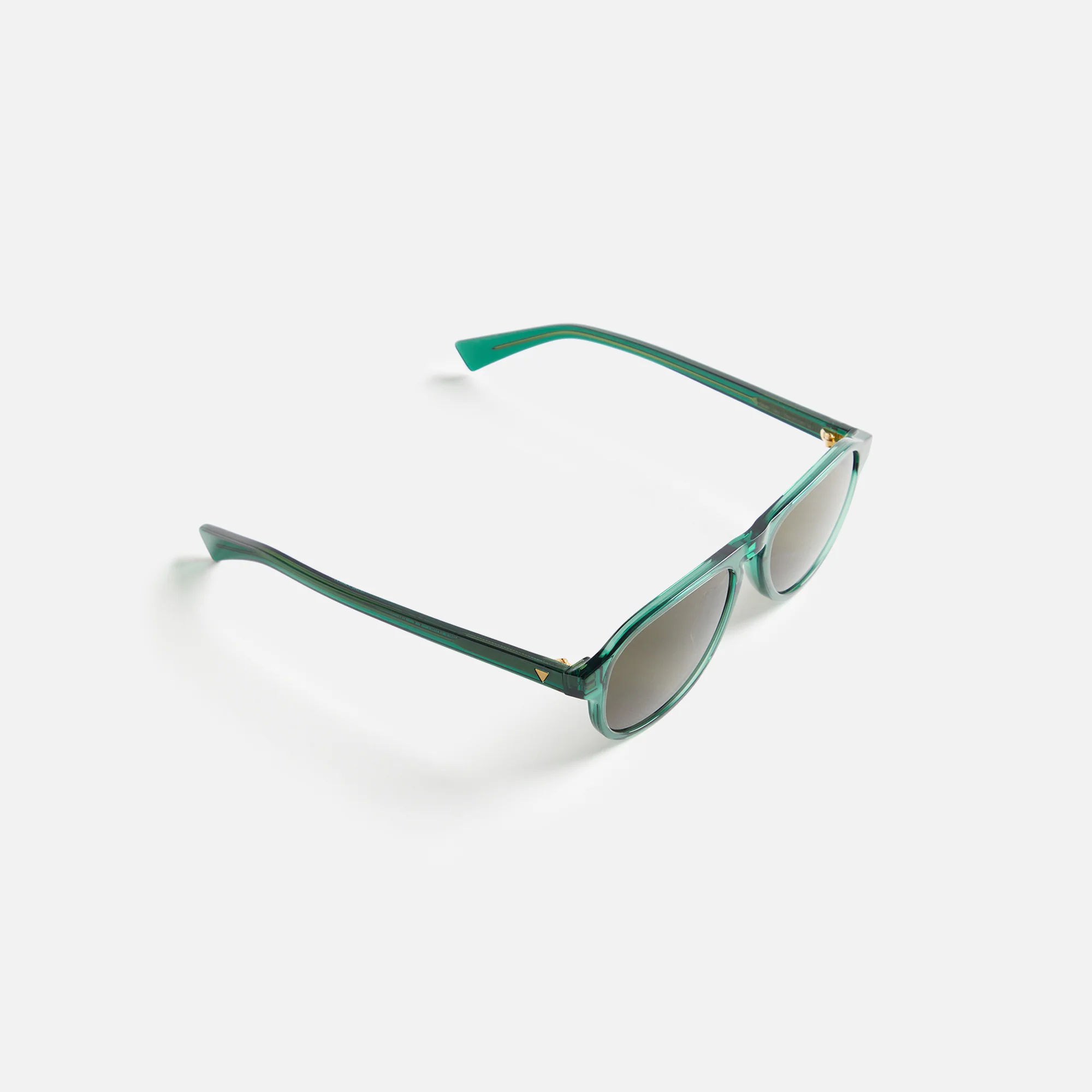 Bottega Veneta Mens 55 Sunglass Recycled Acetate - Green - Image 2
