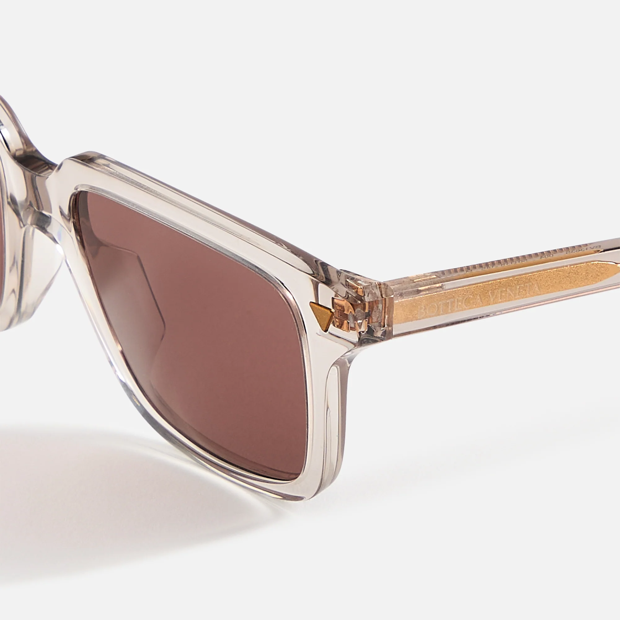 Bottega Veneta Rectangular Frames - Grey - Image 3