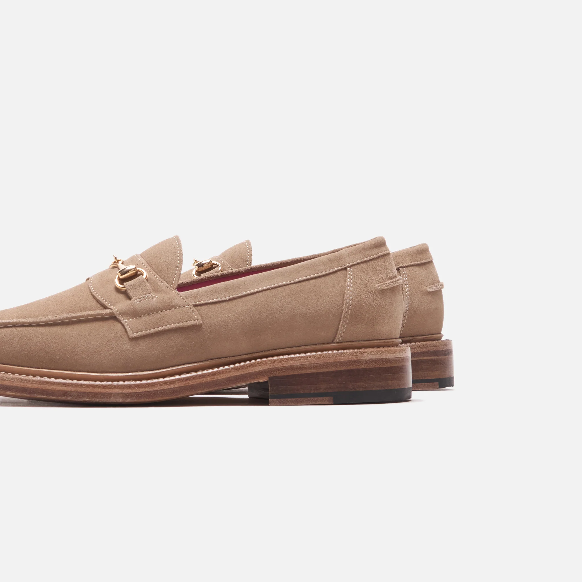 Blackstock & Weber The Mason Horse Bit Loafer - Sand Suede - Image 5