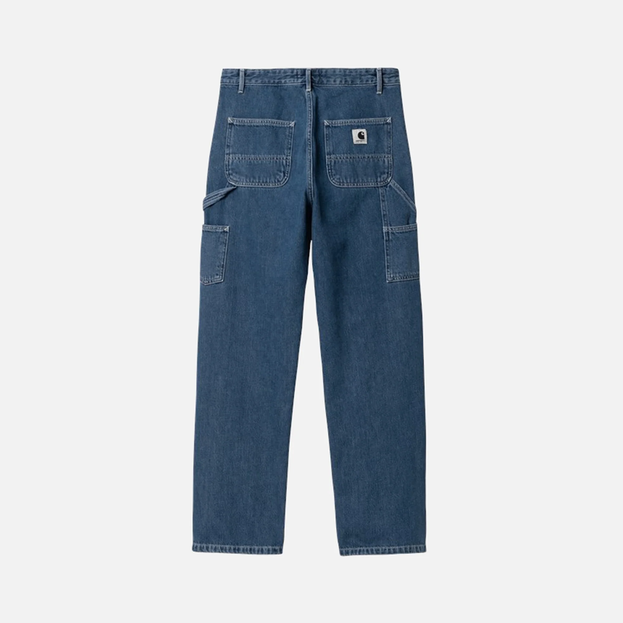 Carhartt WIP W Pierce Pant Straight - Stone Washed Blue - Image 2