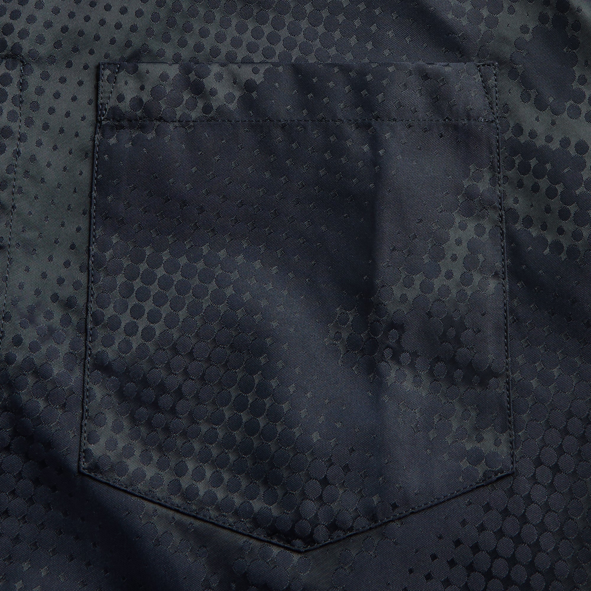 Casablanca Half Tone Monogram Short Sleeve Shirt - Navy - Image 3